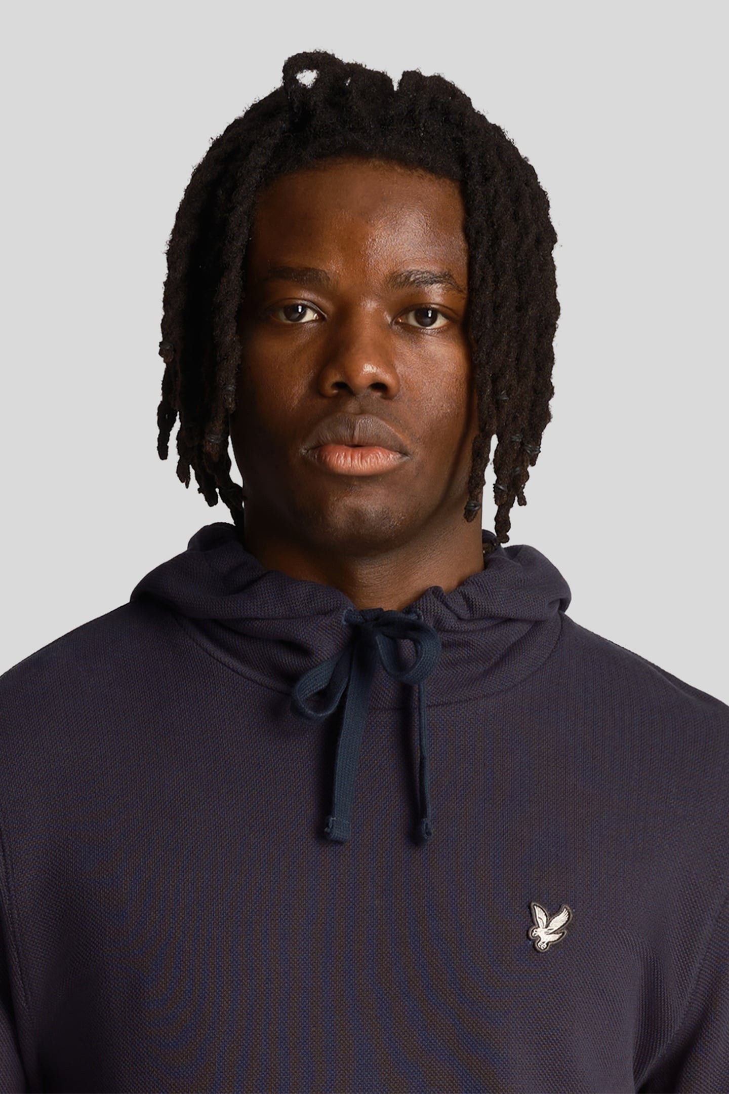 LOOPBACK UTILITY HOODIE MIDNIGHT NAVY 3