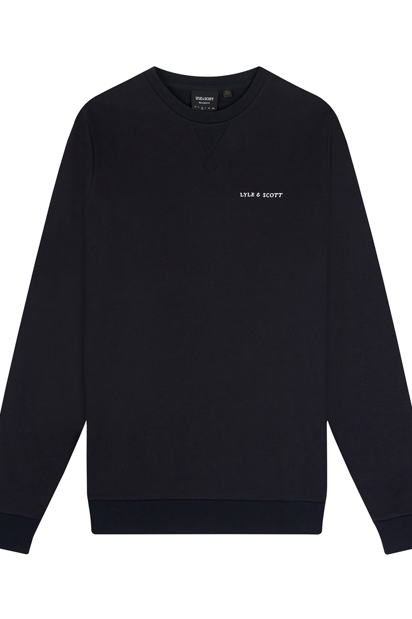 LOOPBACK EMBROIDERED CREW NECK SWEATSHIRT DARK NAVY 4