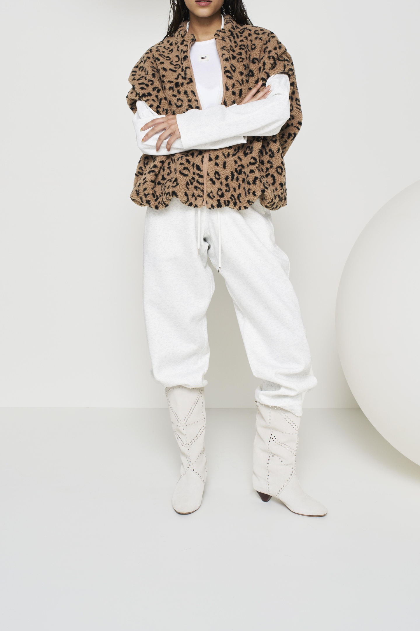 TEDDY GILET LEOPARD 1297 3