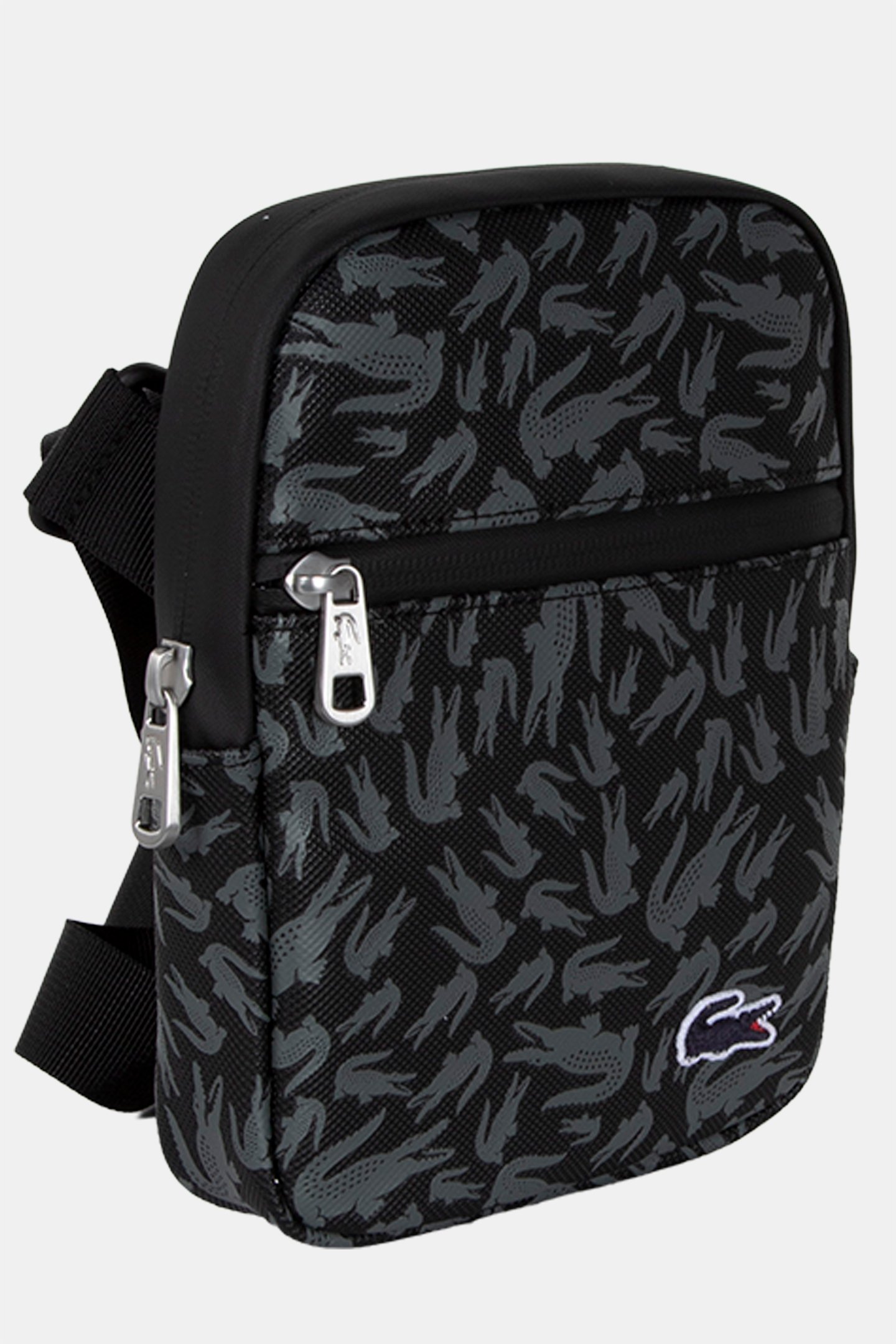 MEN CROSSOVER BAG CAMO CROC NOIR 1