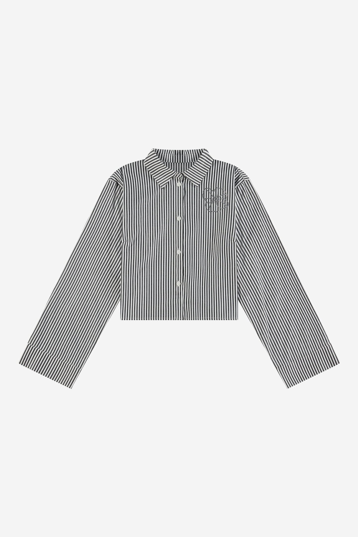 NAOMI BLOUSE BLACK/OFF WHITE 2