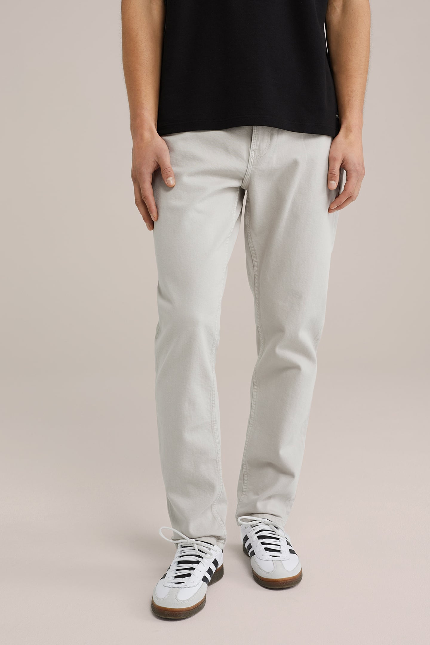 5-POCKET MID WAIST BEIGE 9