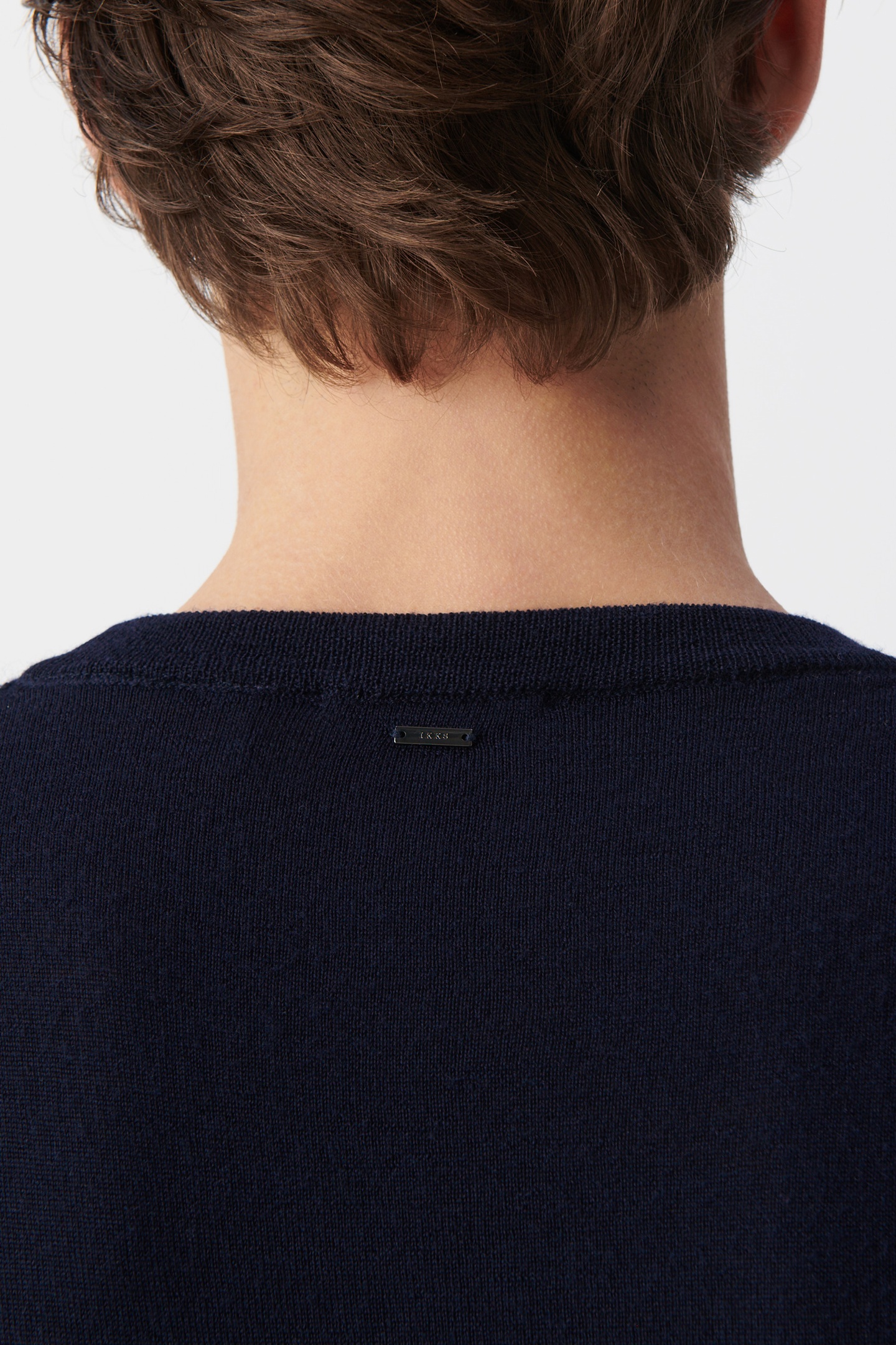 NAVY PURE WOOL KNIT T-SHIRT 6