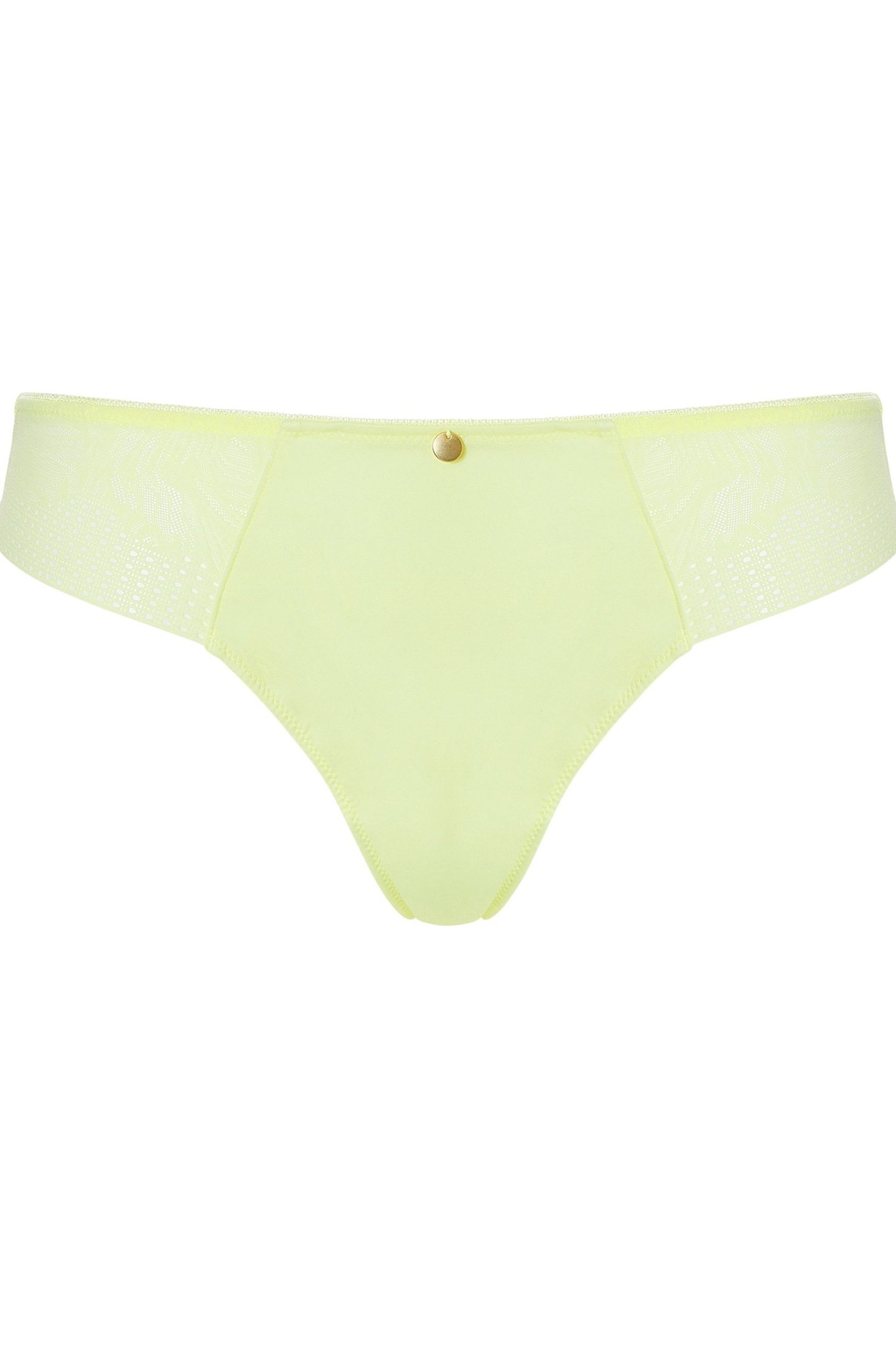 THONG SOFT LACE TENDER YELLOW 2