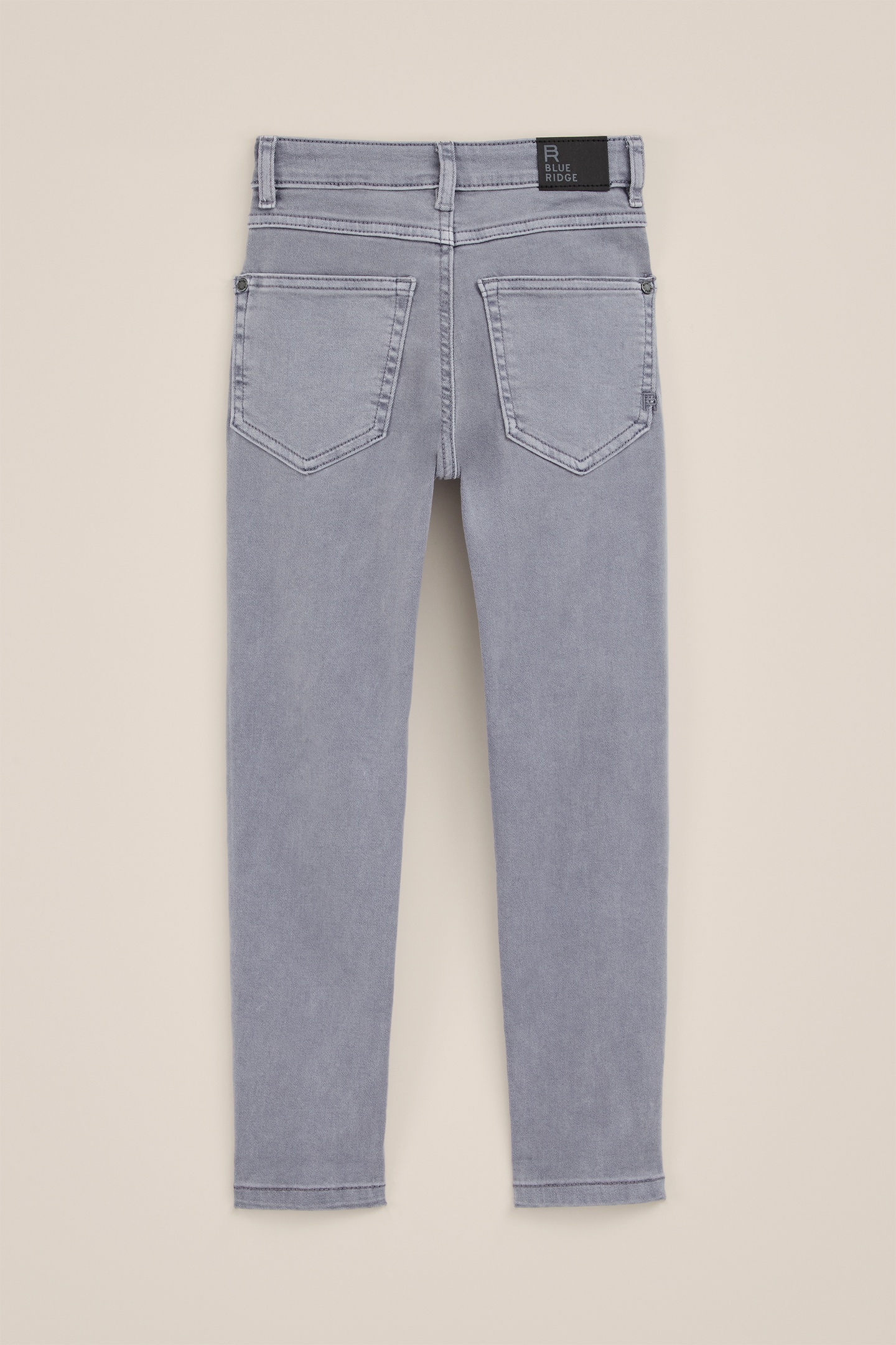 5-POCKET MID WAIST GREYISH BLUE 4