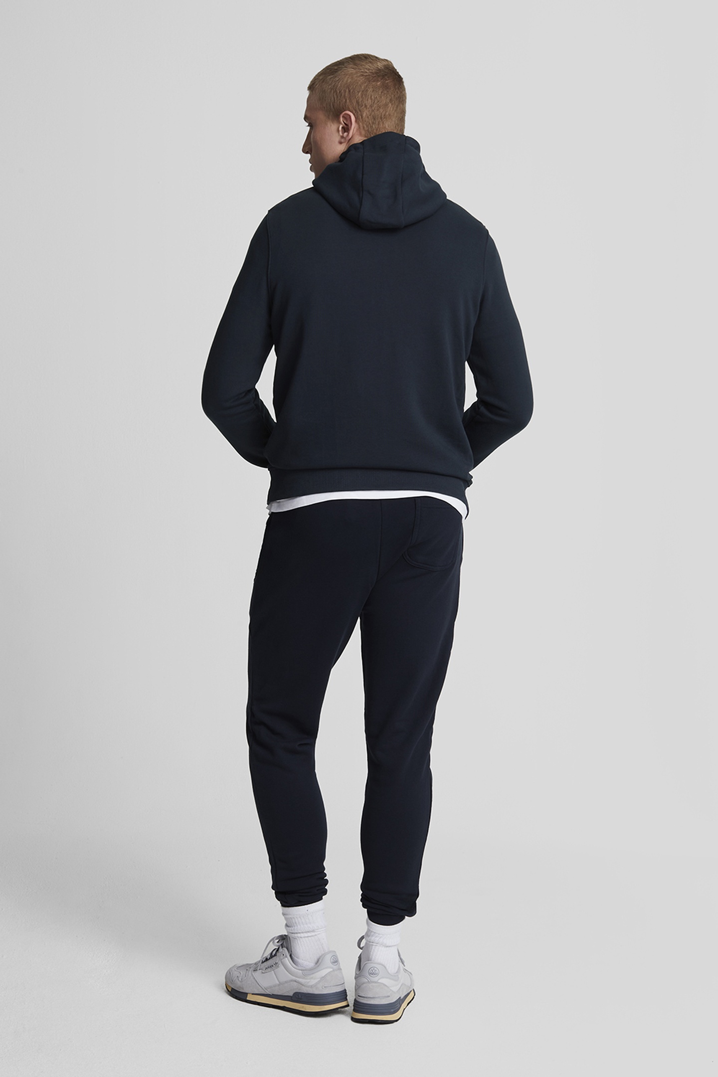 TONAL EAGLE PULLOVER HOODIE DARK NAVY 3