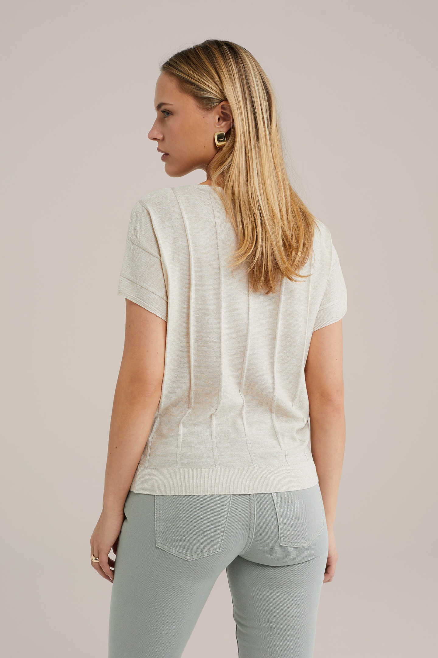 KNITTED PULLOVER BEIGE 3