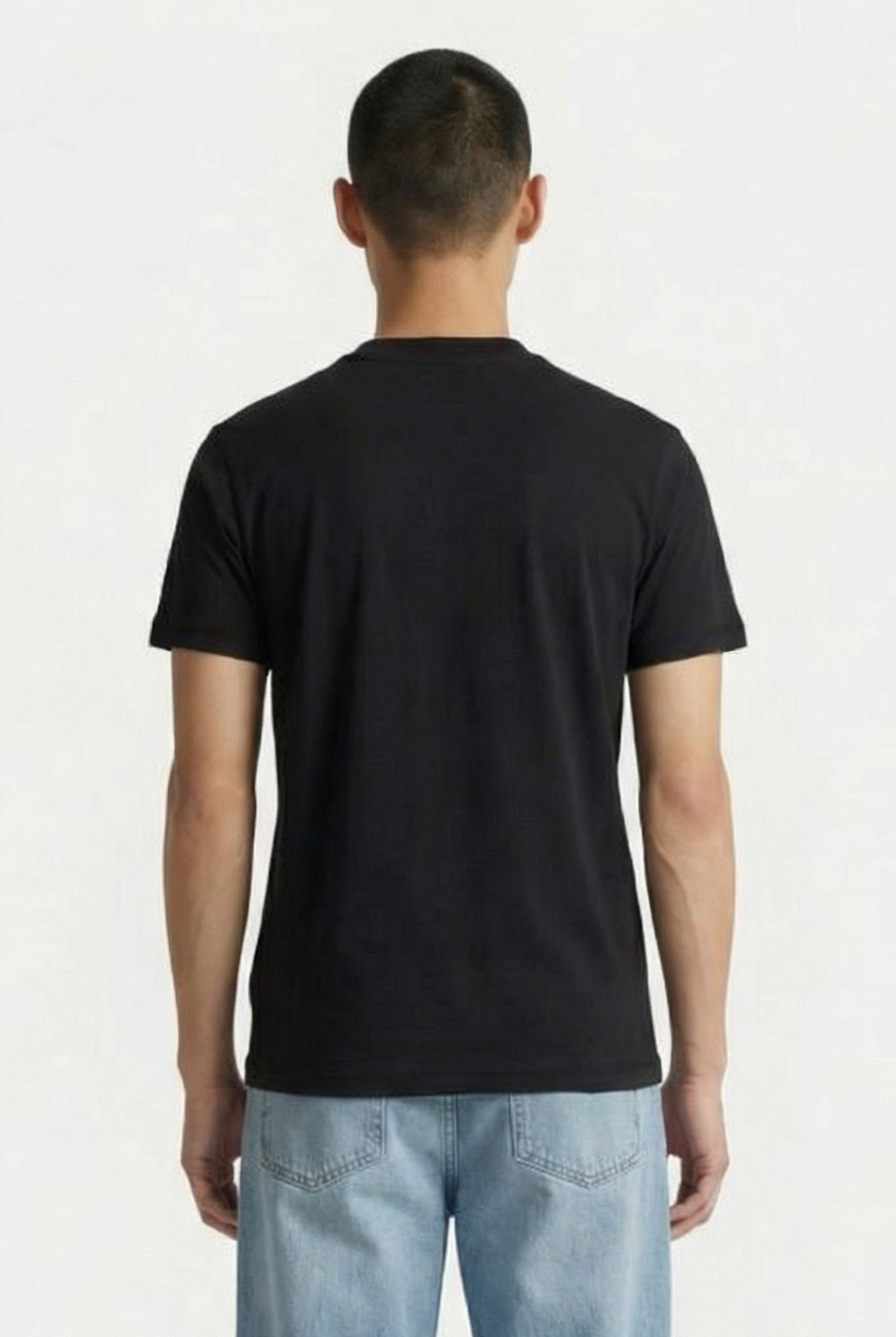 GARMENT DYE TEE CK BLACK 2