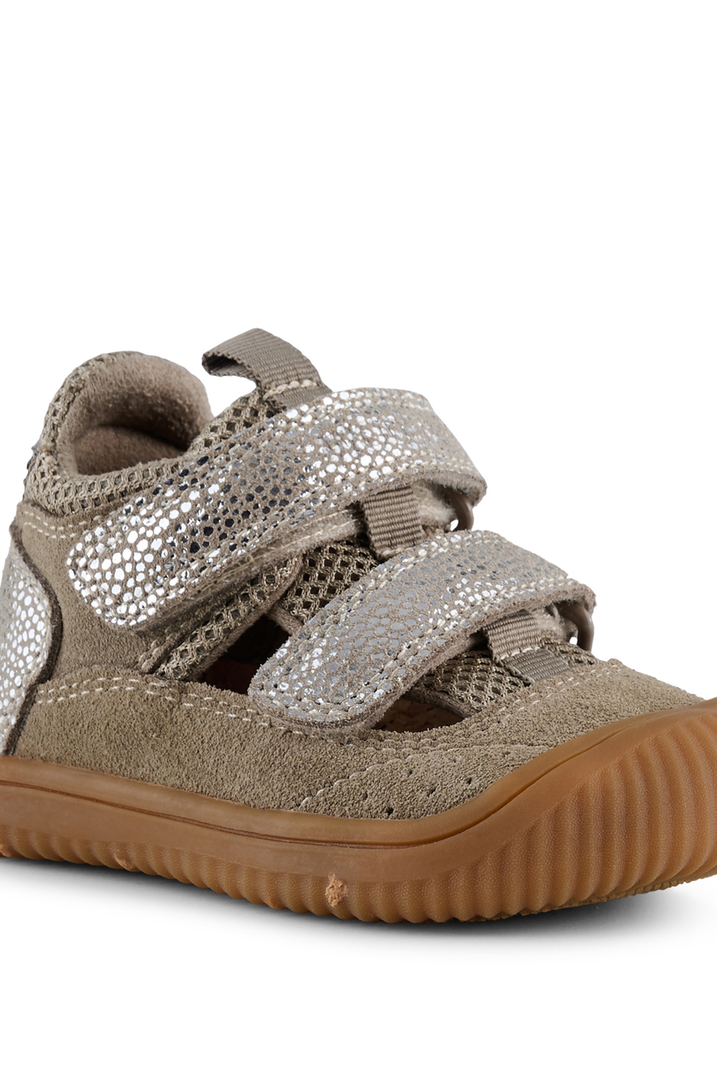 TRISTAN SANDAL PEARL SILVER MINK 1