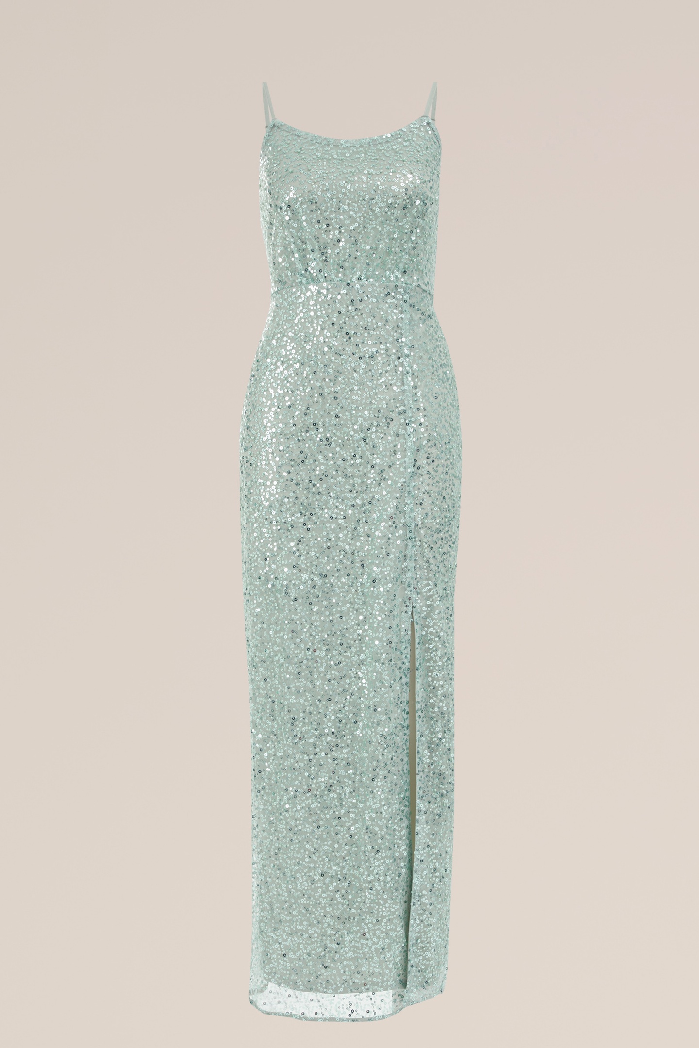 DRESS MAXI LENGTH MINT GREEN 10