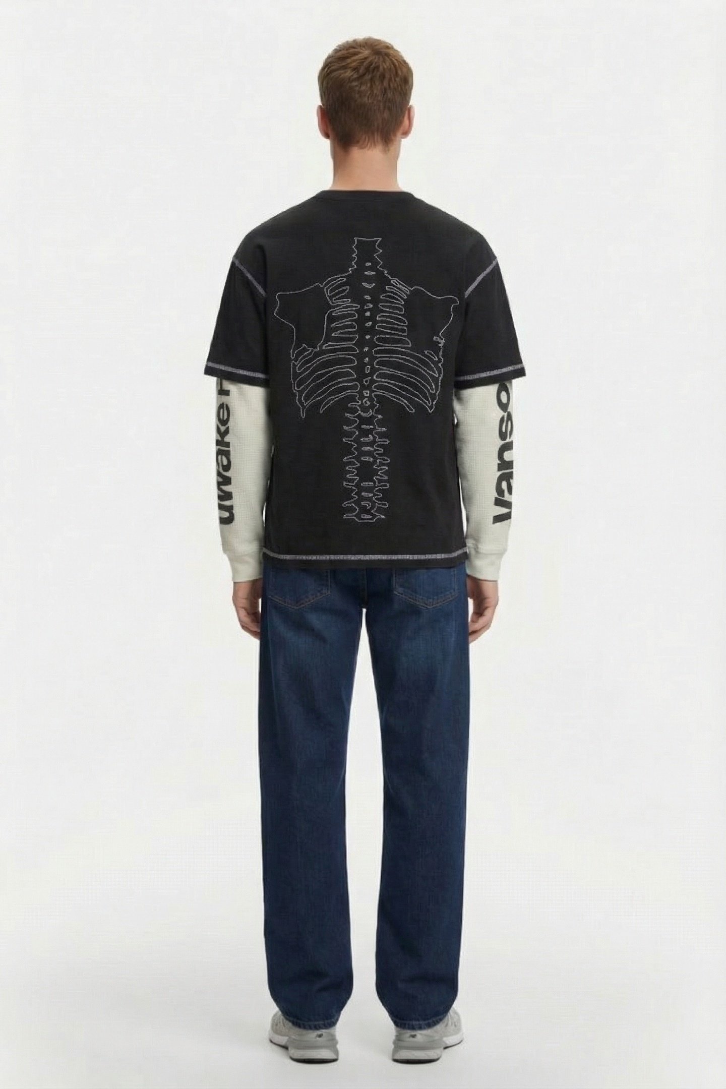 AWAKE NY – VANSON BONES WAFFLE T-SHIRT 2