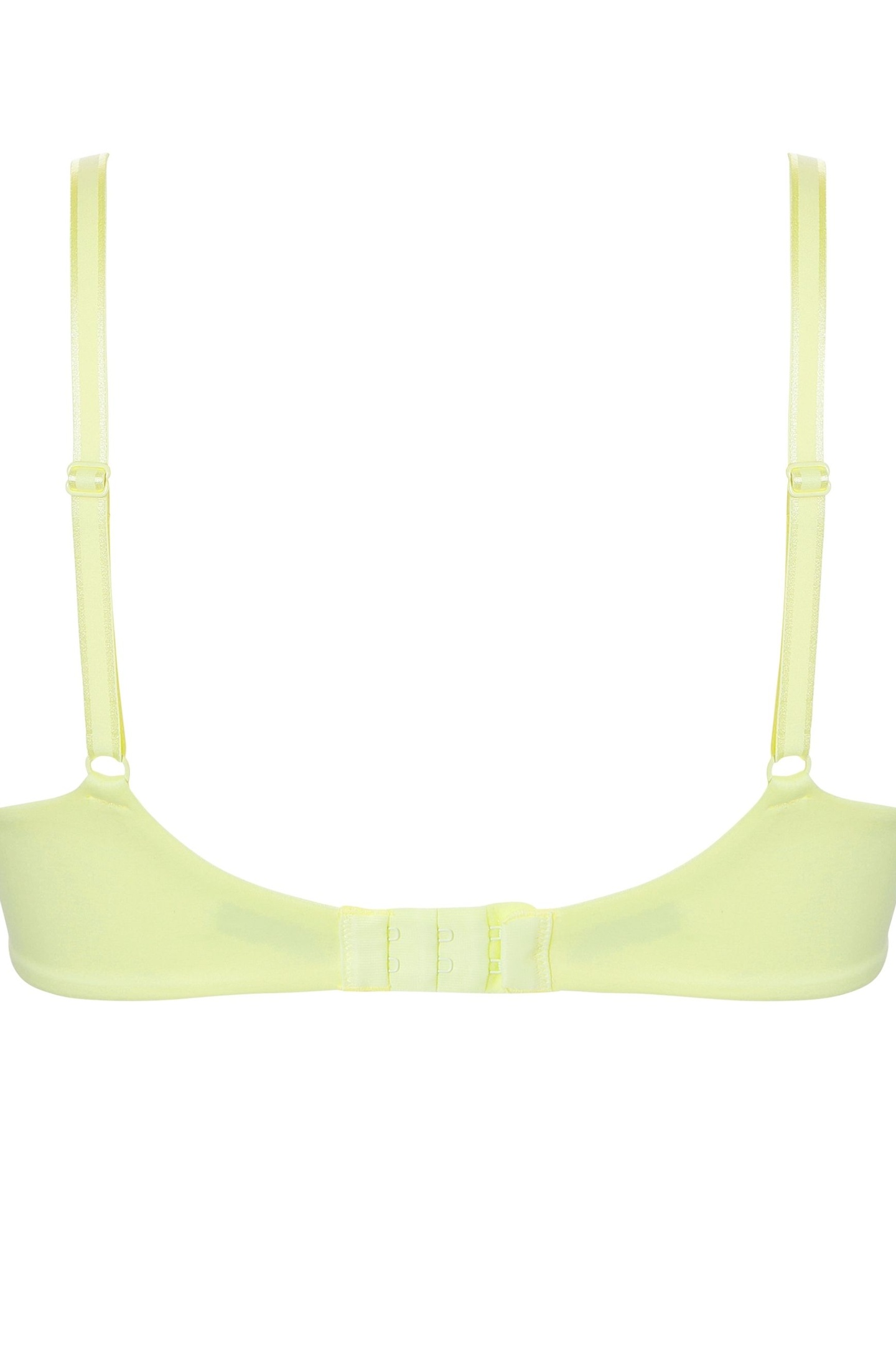 BRA TSHIRT COVERING MEMORY SOFT LACE TENDER YELLOW 2