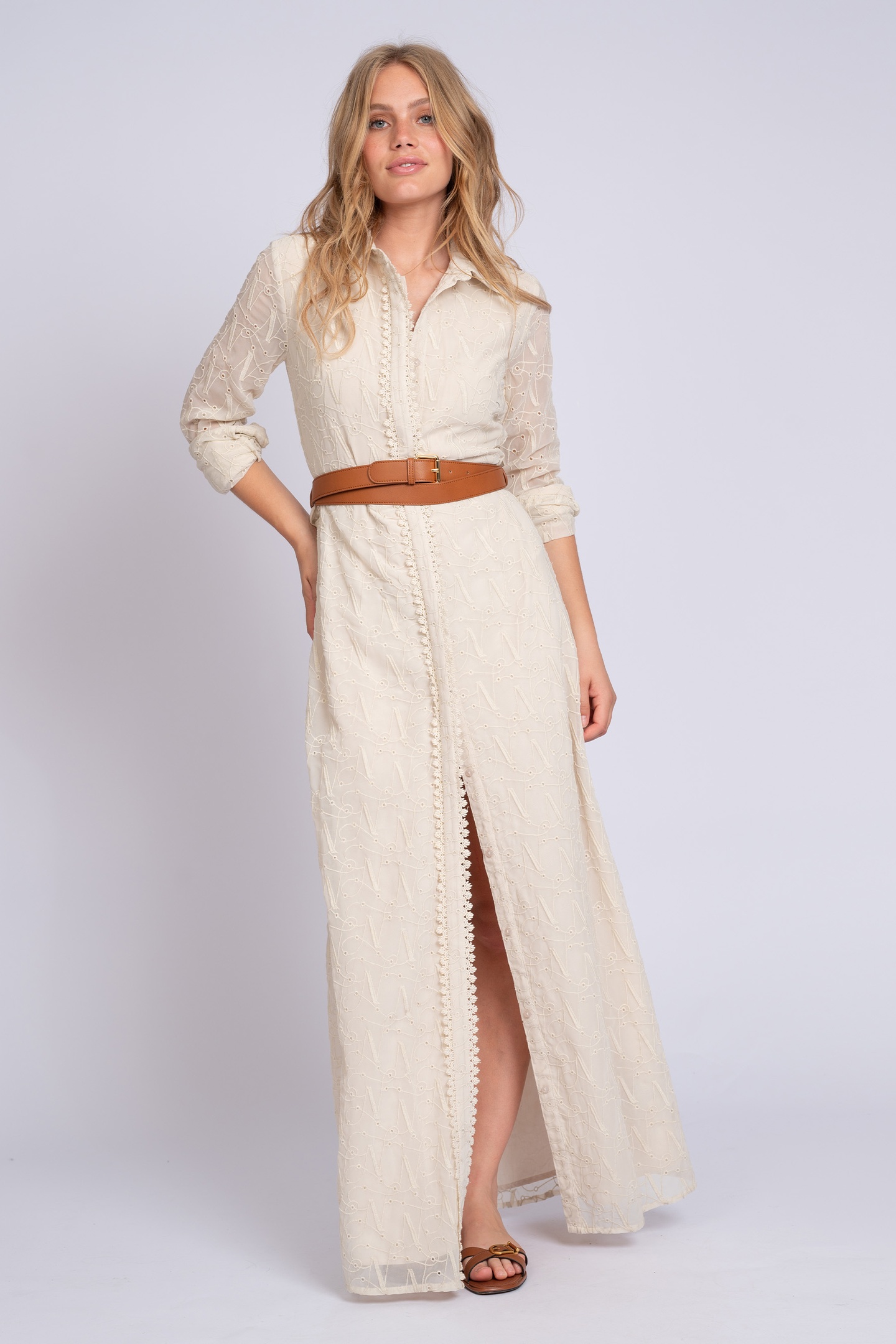 INDA MAXI DRESS CREAM 1