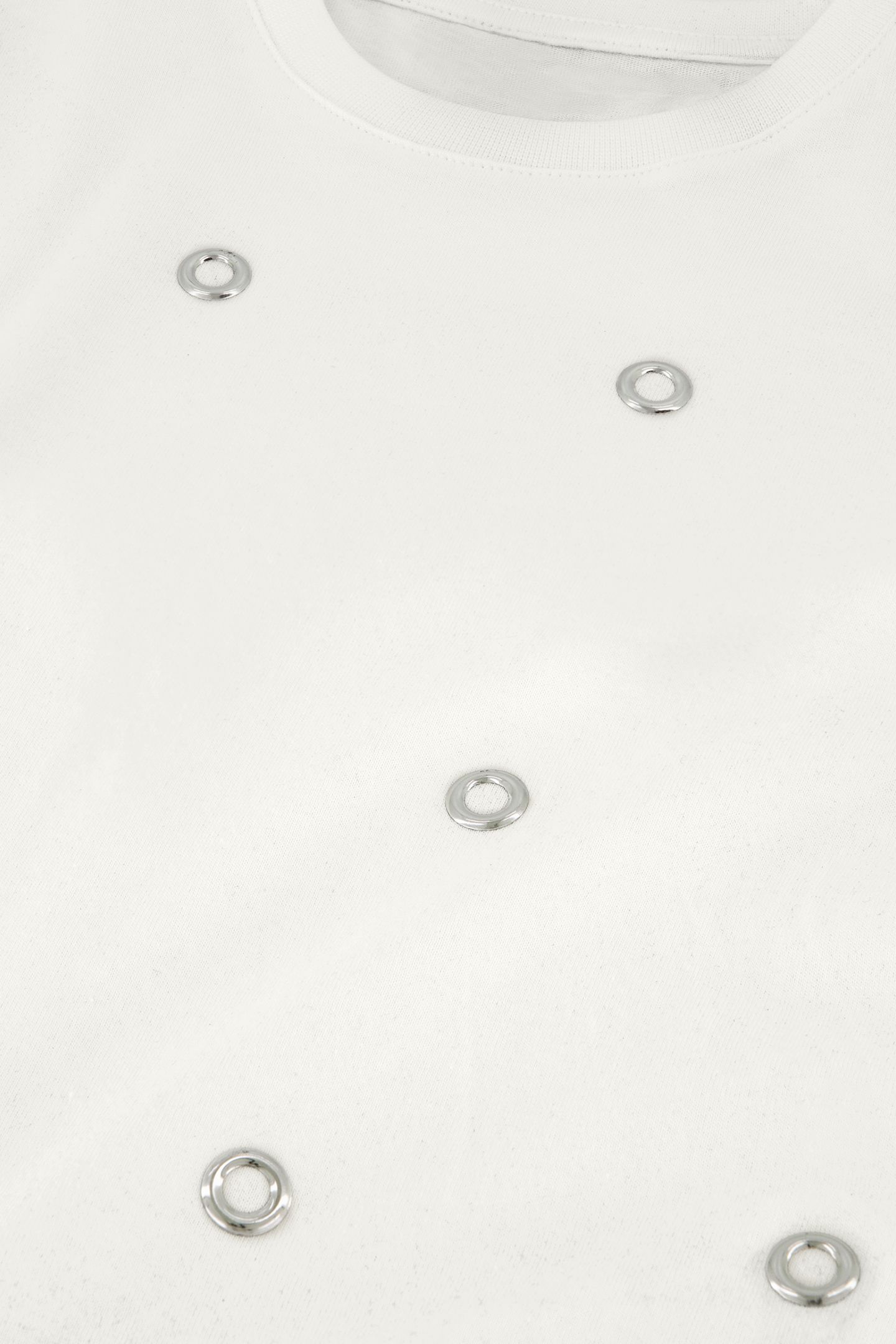EYELET T-SHIRT OFF WHITE 5
