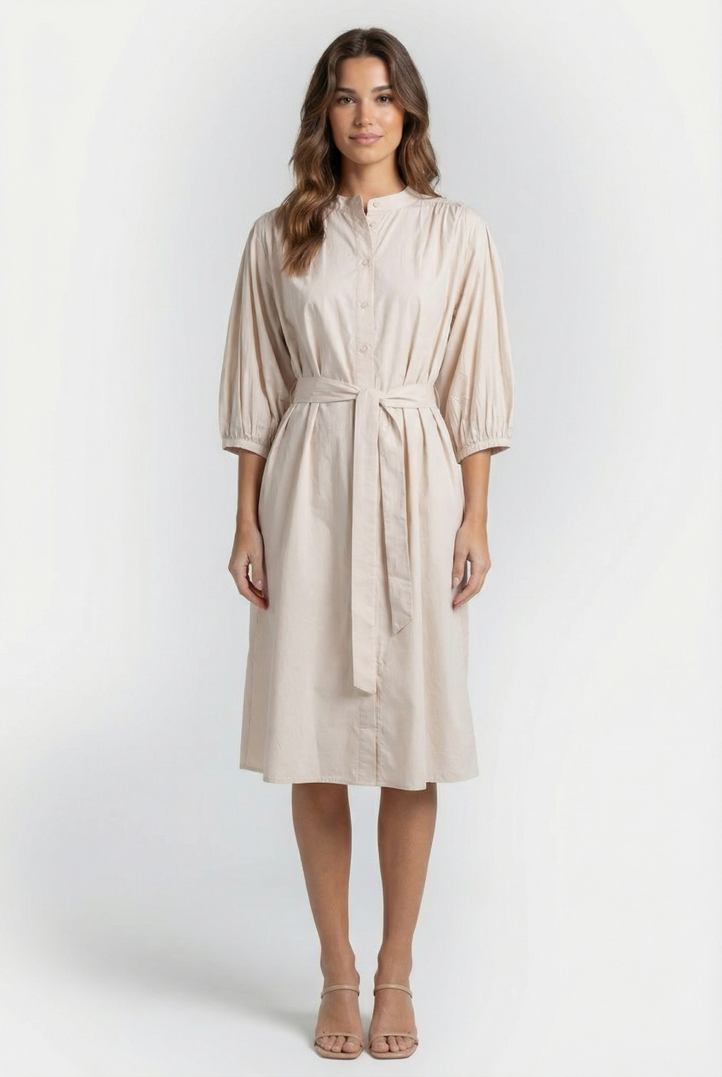 CAMELLIA DRESS OATMEAL 1