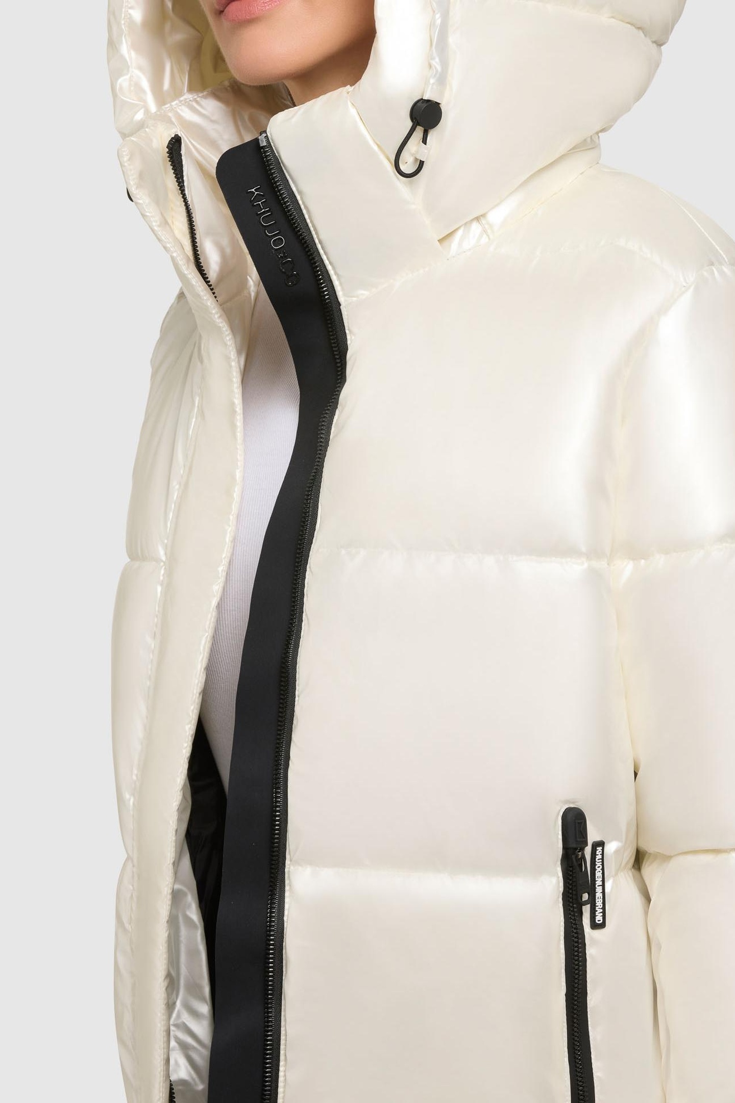 HAYA SHINY JACKET OFF-WHITE 9
