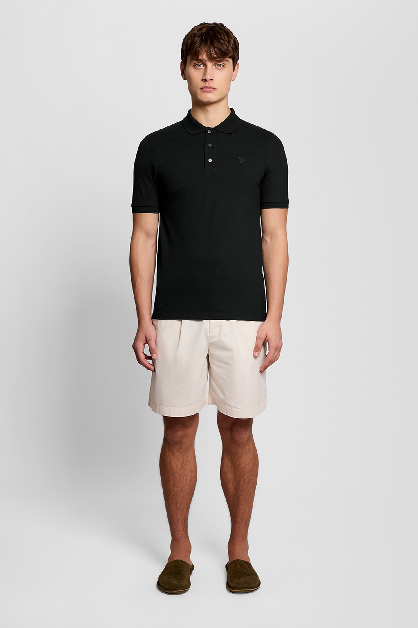 SUPERFINE POLO SHIRT JET BLACK 2