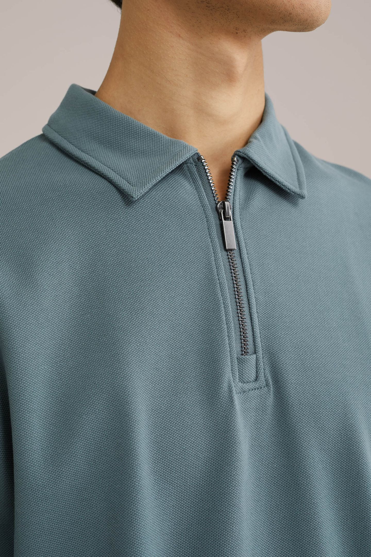 HALFWAY ZIPPER GREEN BLUE 10