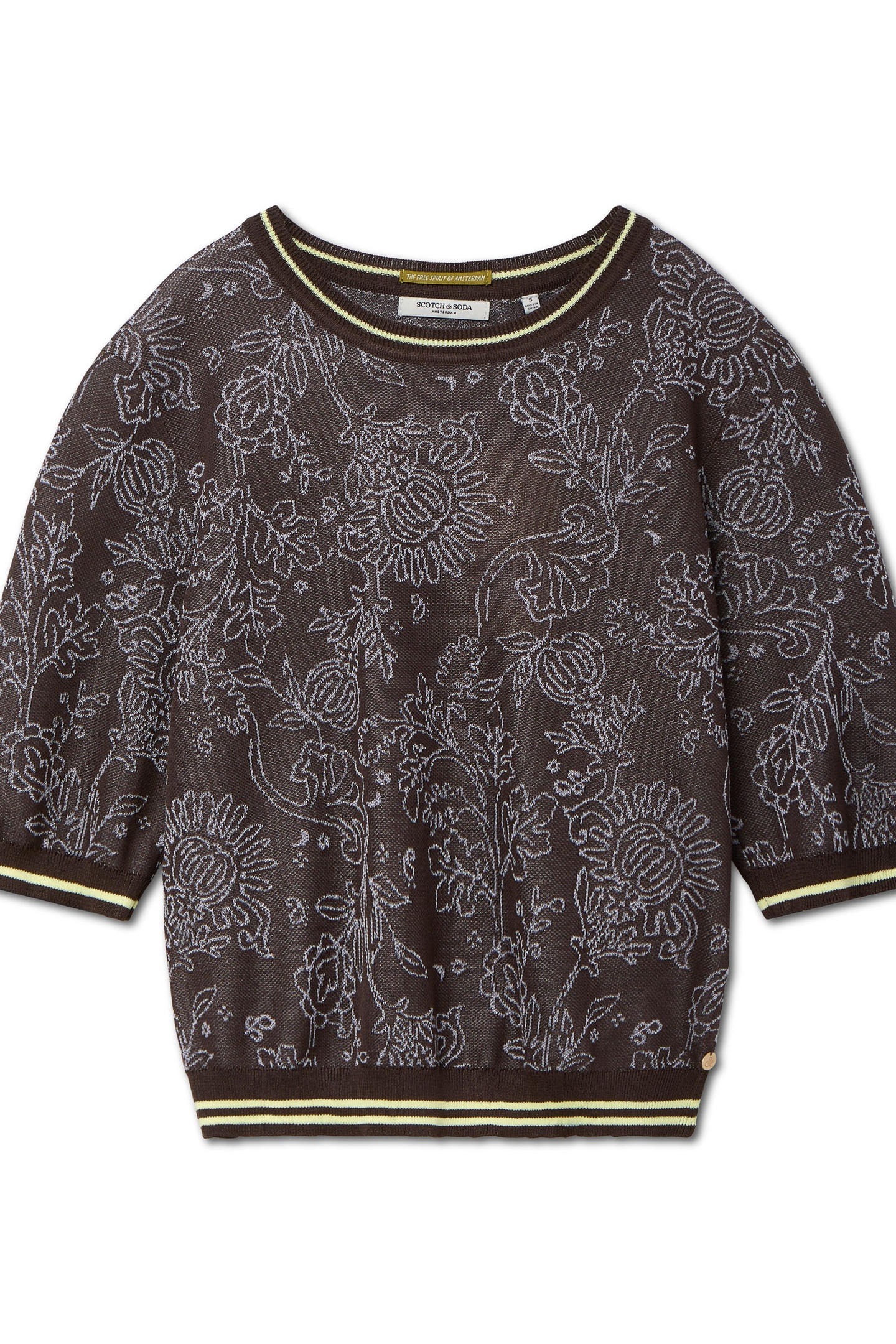 CREW NECK TEE HOT FUDGE ALL-OVER BANDANA 7