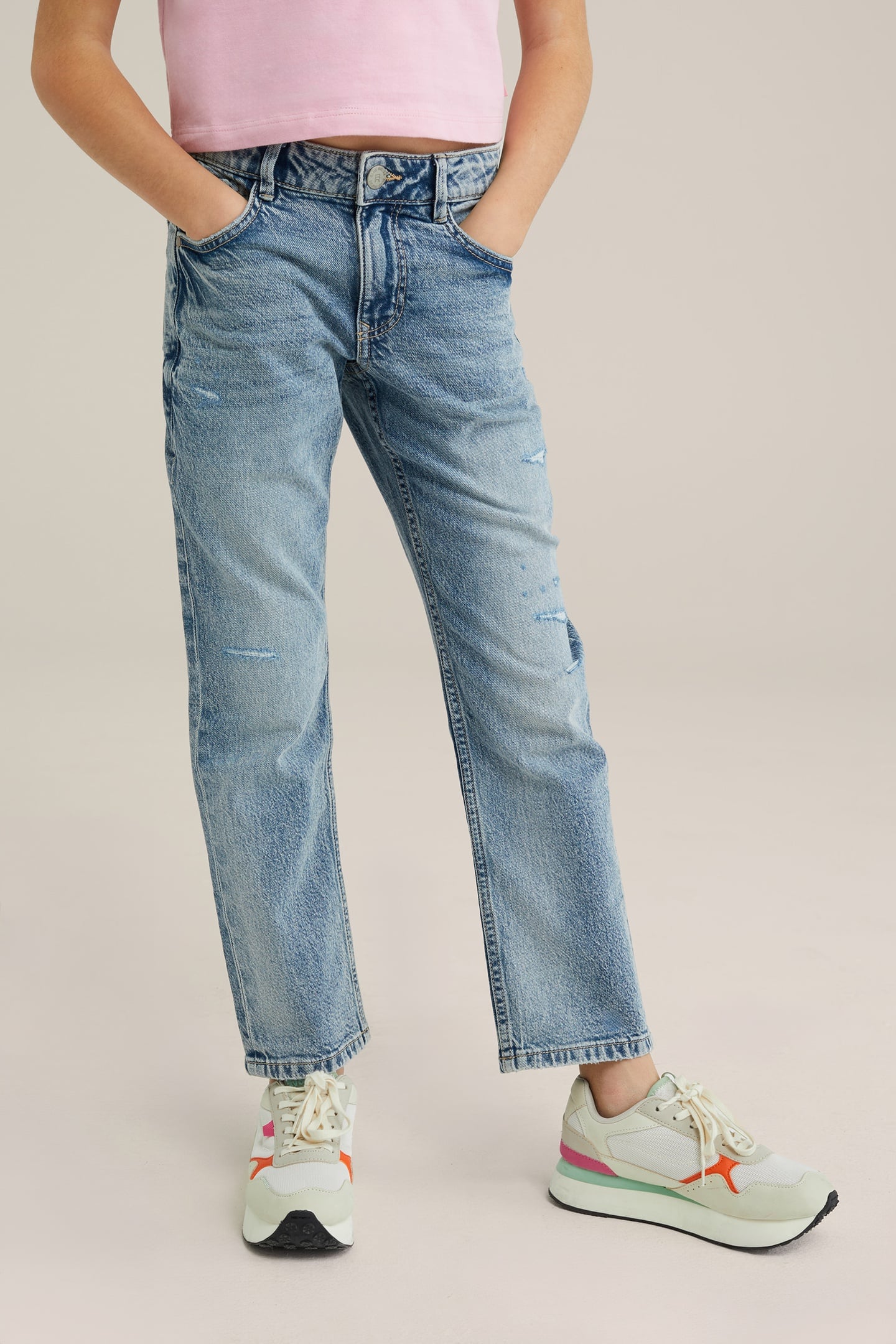 5-POCKET HIGH RISE DARK BLUE 12