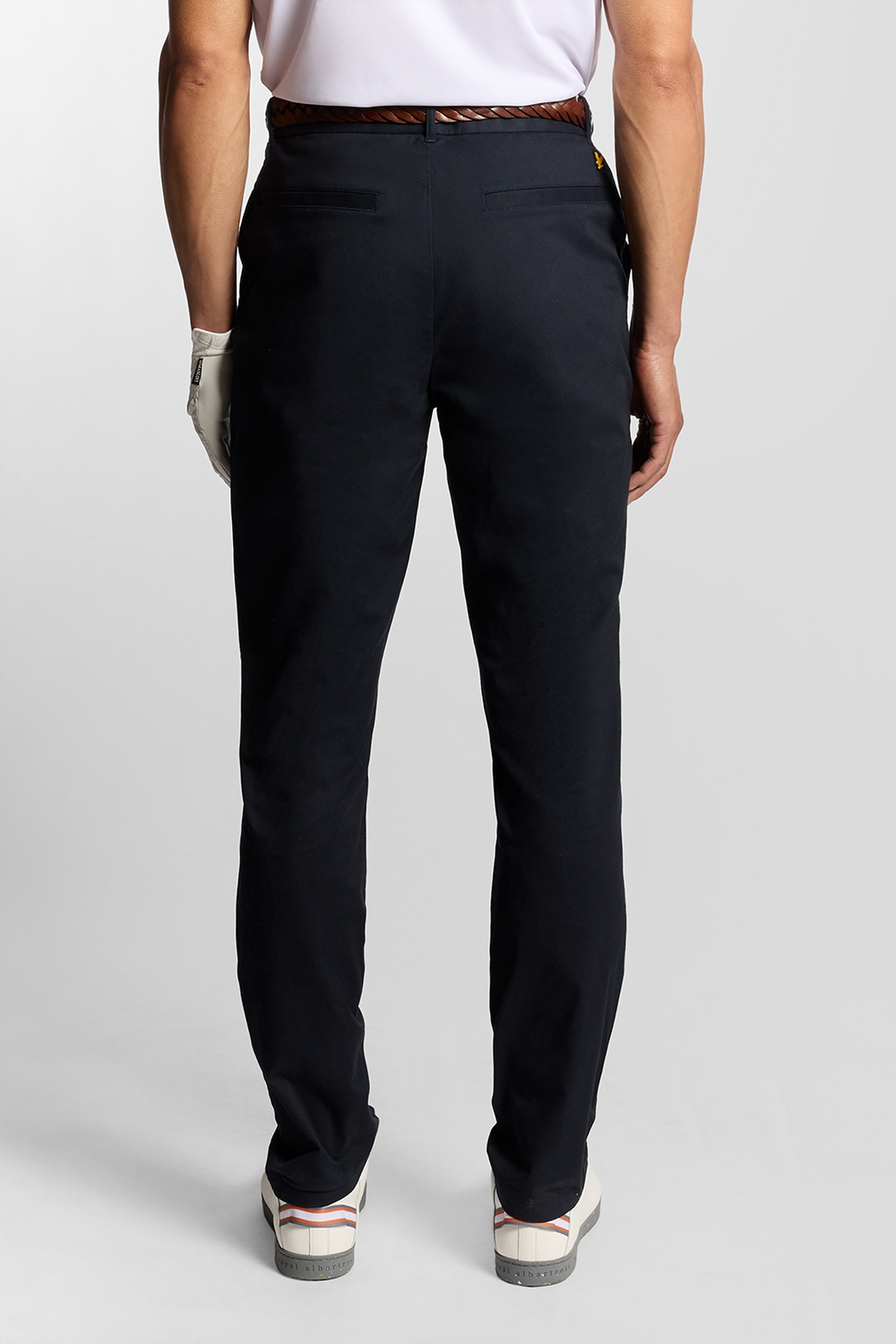 COURSE STRETCH CHINO TROUSERS DARK NAVY 2