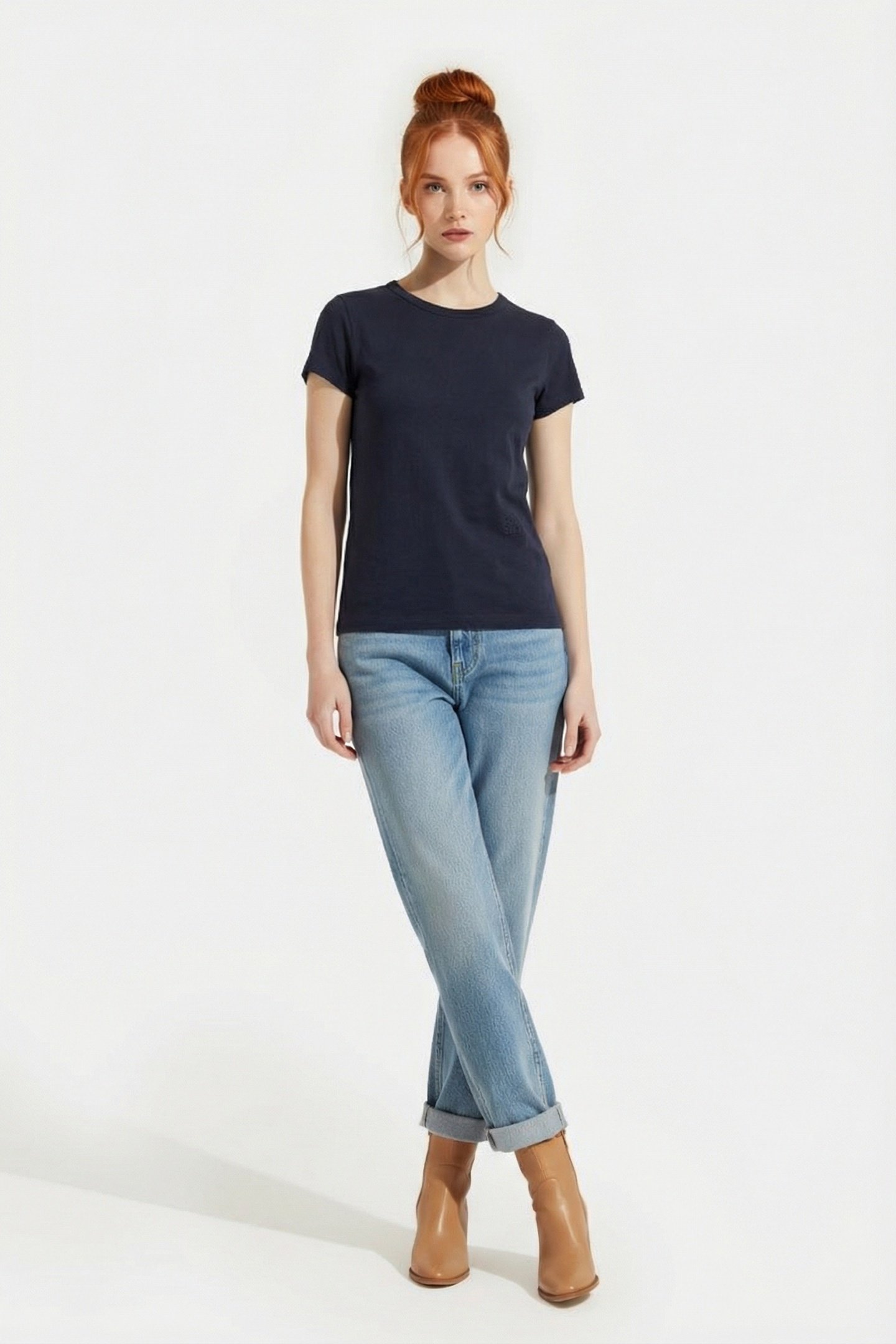 CREW NECK SHORT SLEEVE T-SHIRTS DARK NIGHT by Closed