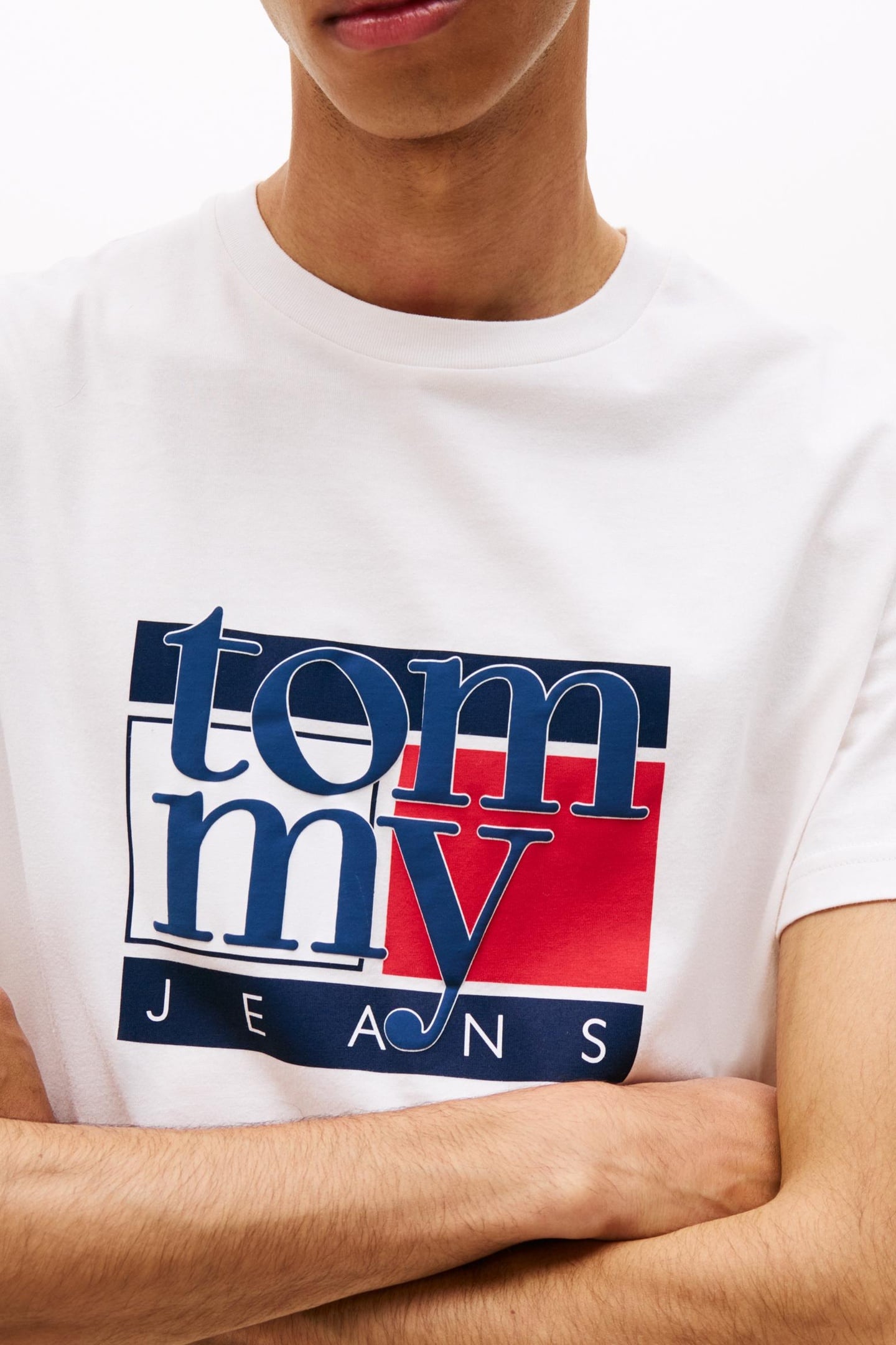 SLIM FLAG SHORTSLEEVE TEE ANCIENT WHITE 5