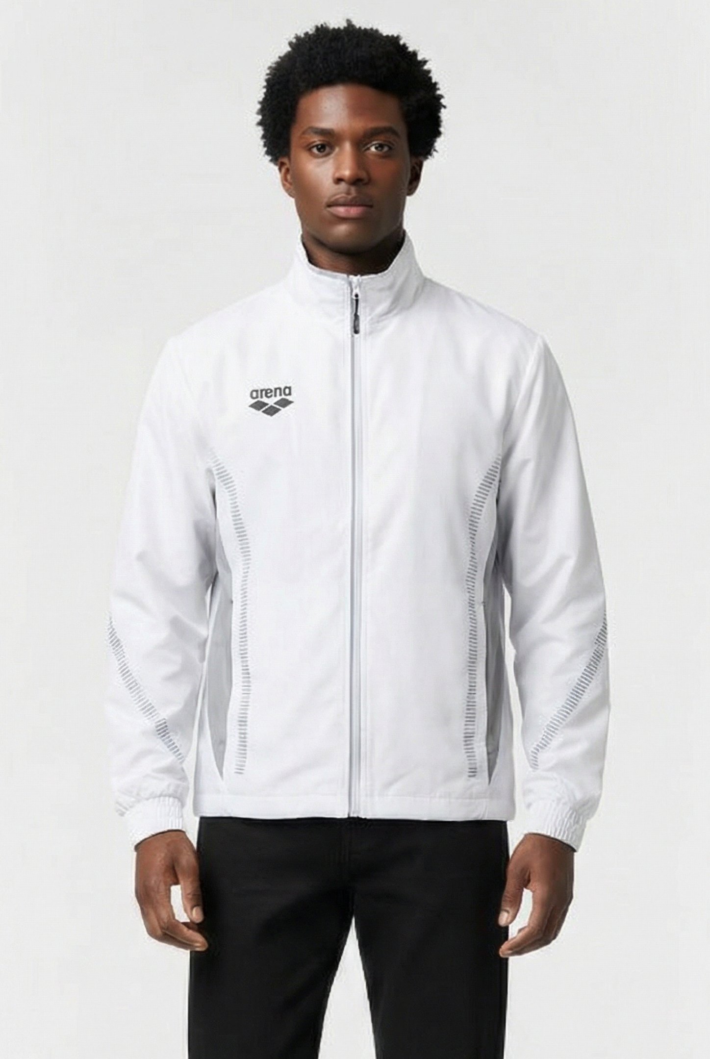 UNISEX TL WARM UP JACKET WHITE-GREY 2