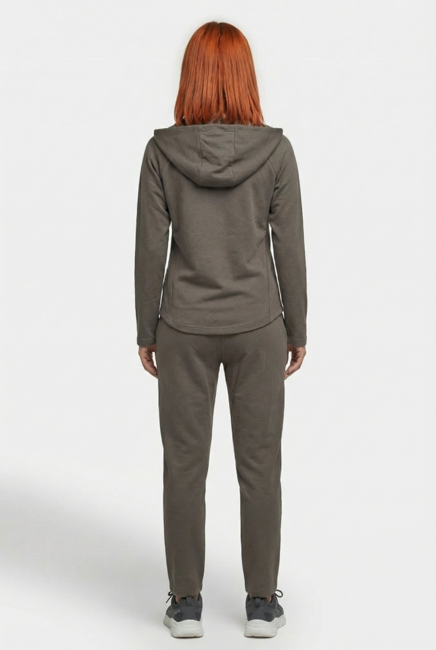 WOMAN TRACKSUIT BICOLOR A-AFW801S23 DUSTY OLIVE 18 0515 TPG 2