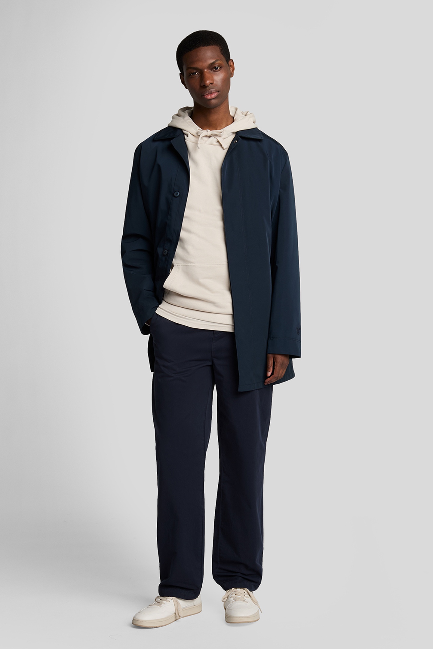 DRAWSTRING TAPERED CHINO DARK NAVY 2