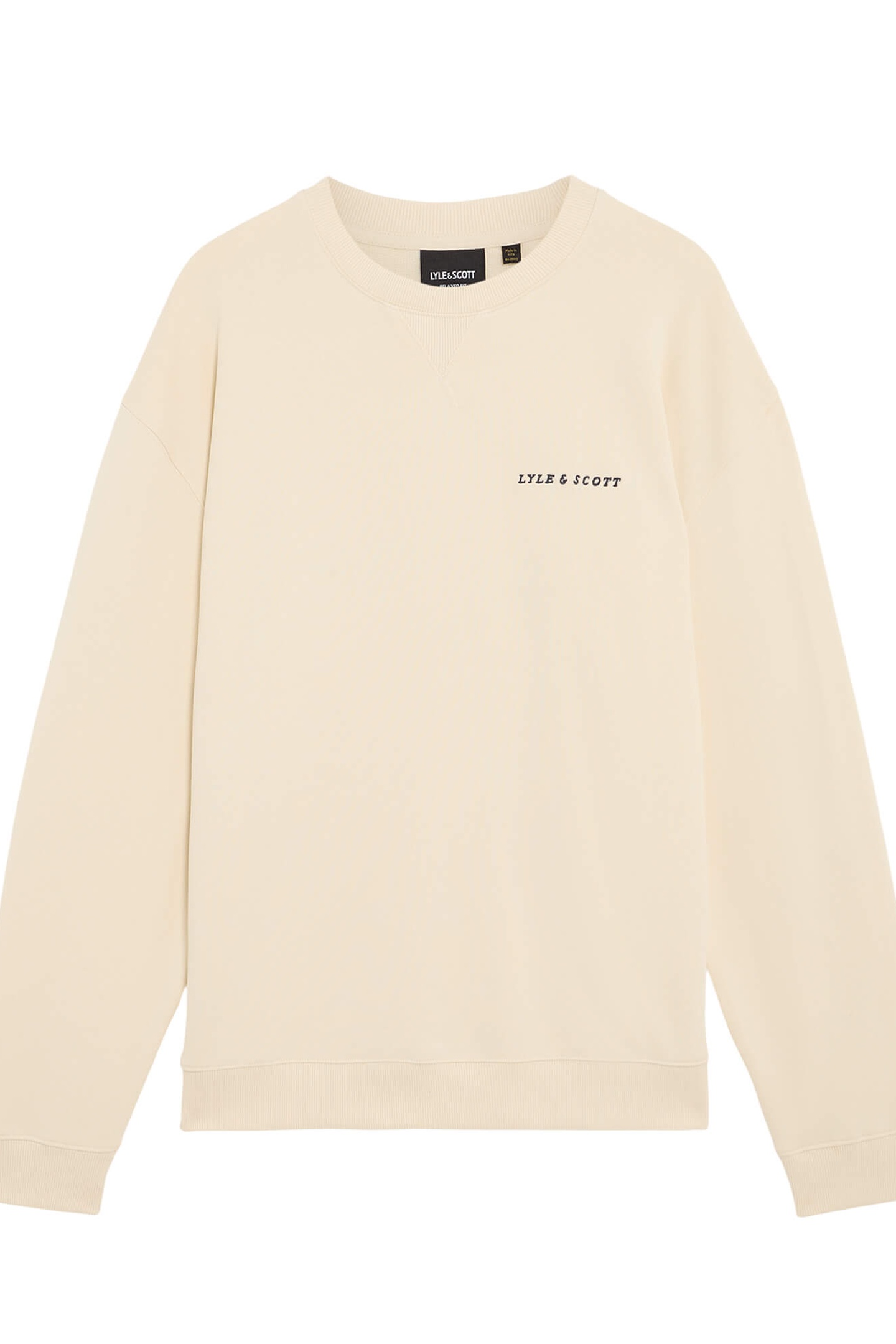 SCRIPT BRUSHBACK CREW NECK SWEATSHIRT FOAM 4