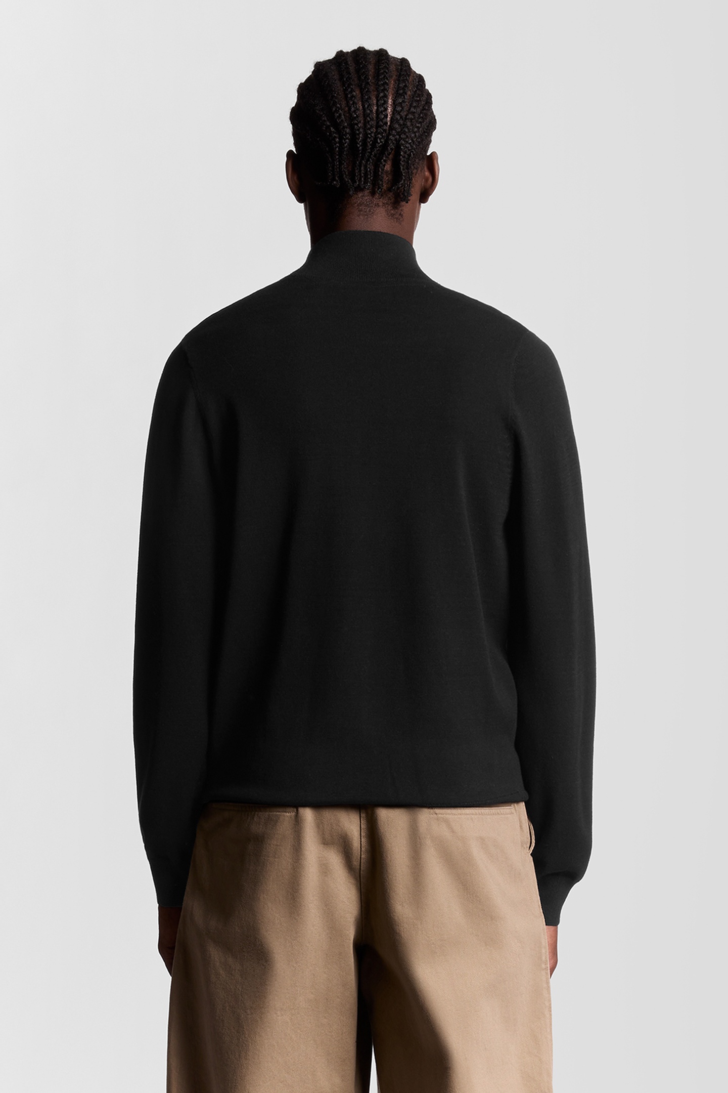 MESH LOGO KNITTED TRACK JACKET PUTTY 3