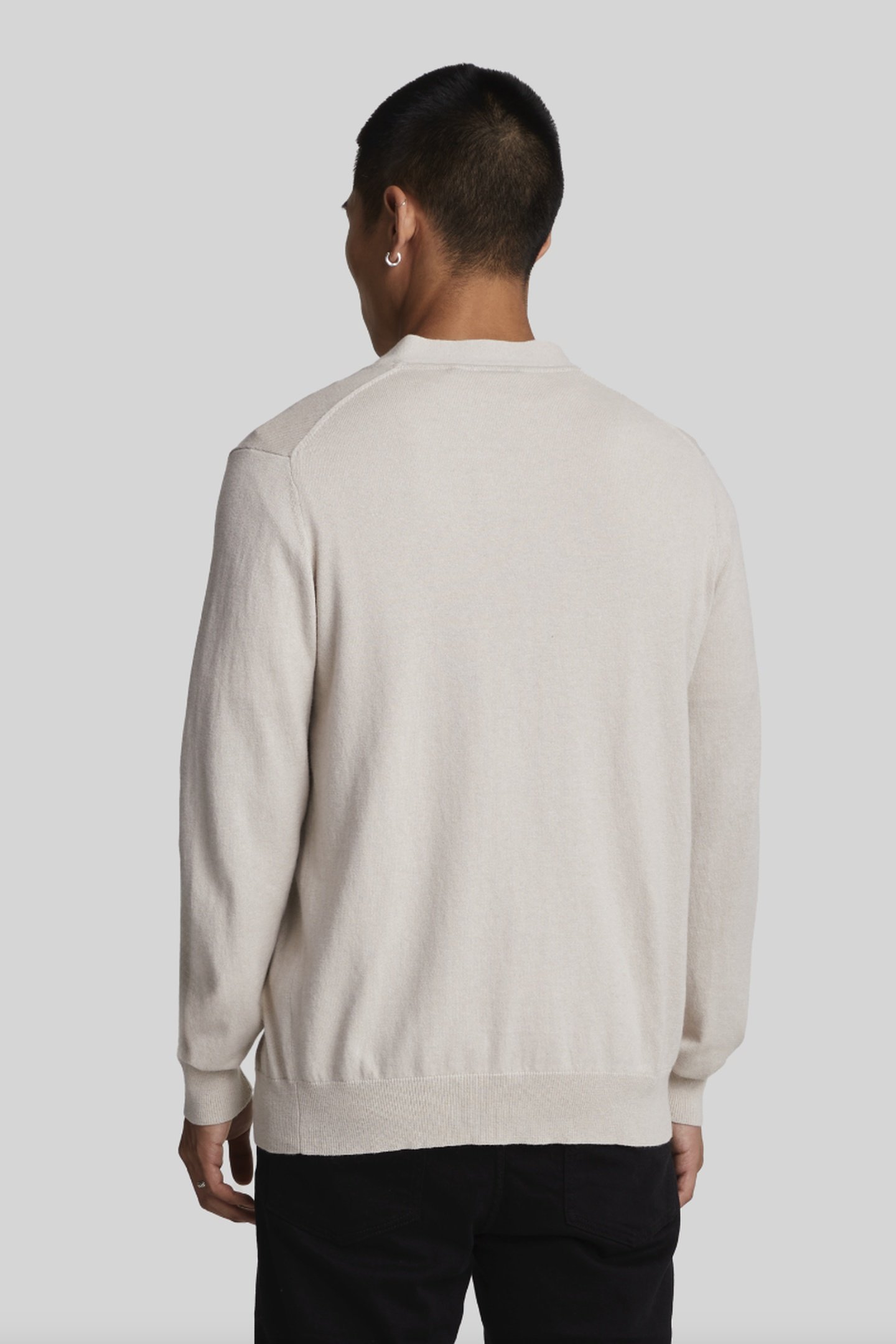 COTTON MERINO V NECK CARDIGAN COVE 3