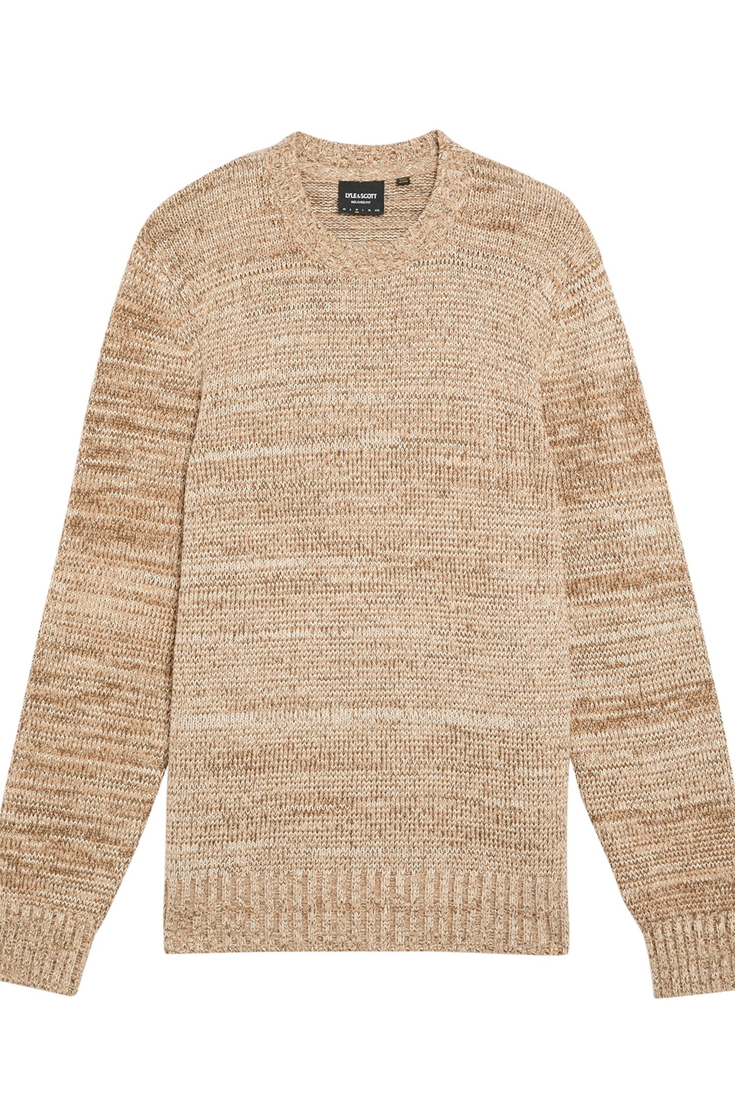 MULTI MARL CREW NECK JUMPER TIGERS EYE MARL 4