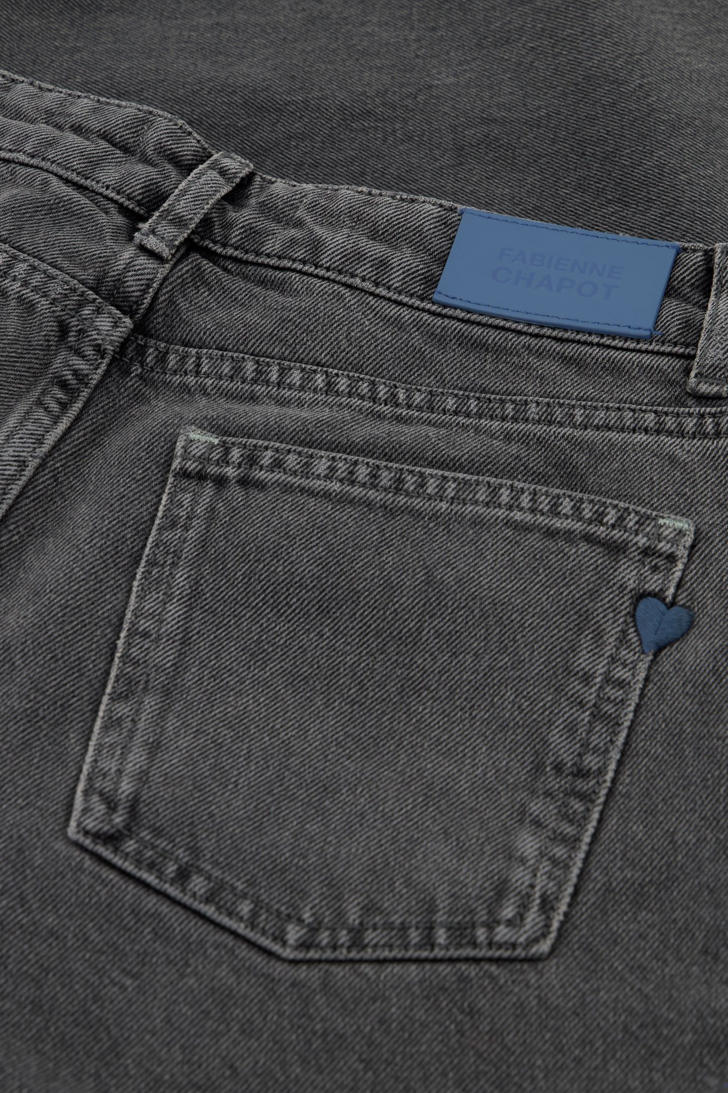 LOLA STRAIGHT JEANS WASHED DARK GREY 5