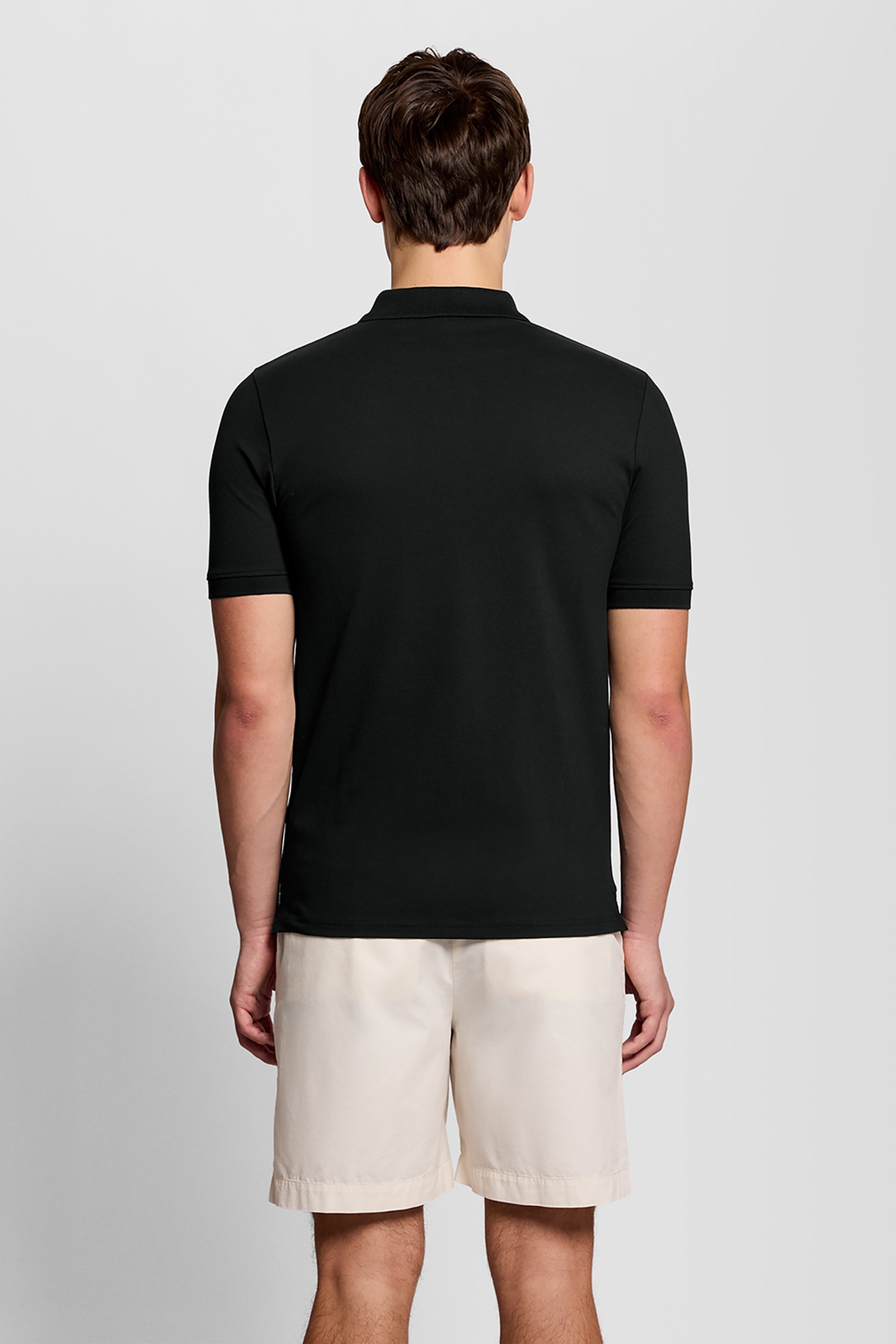 SUPERFINE POLO SHIRT JET BLACK 3