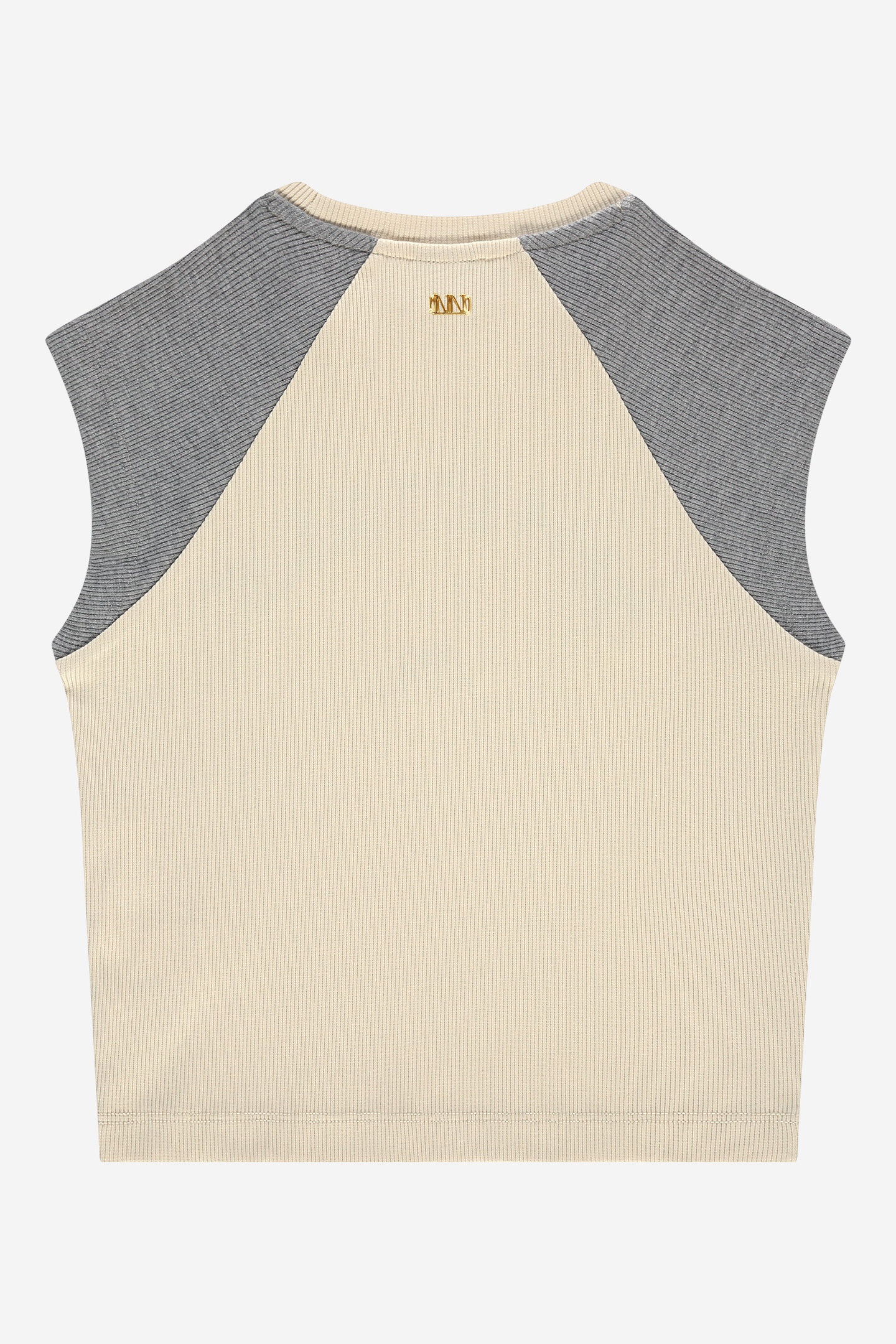 OFFICIALS RAGLAN RIB TOP WOOD ASH/DARK GREY MELANGE 2