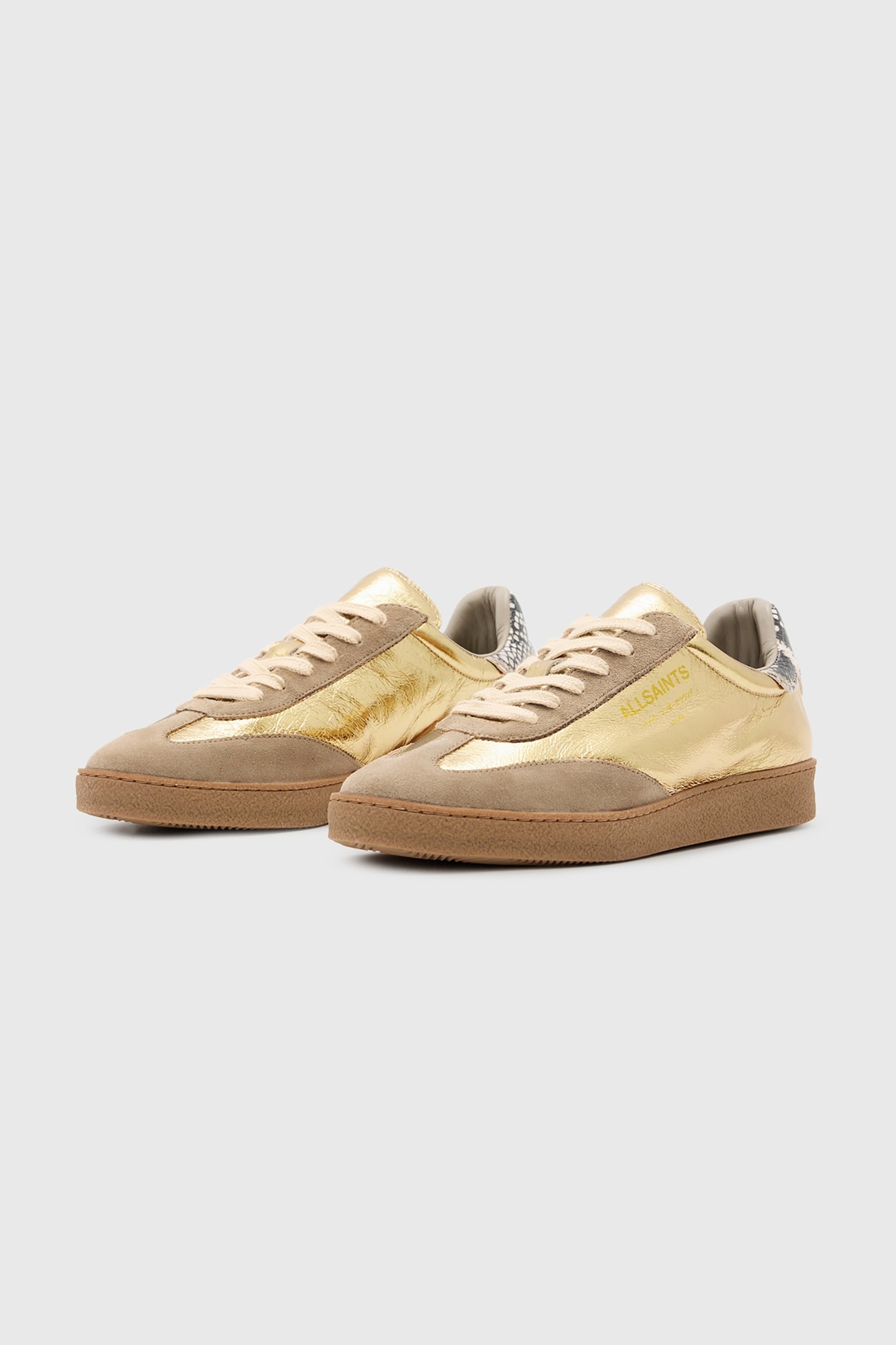 THELMA MET SNEAKER GOLD/SAND BROWN 9