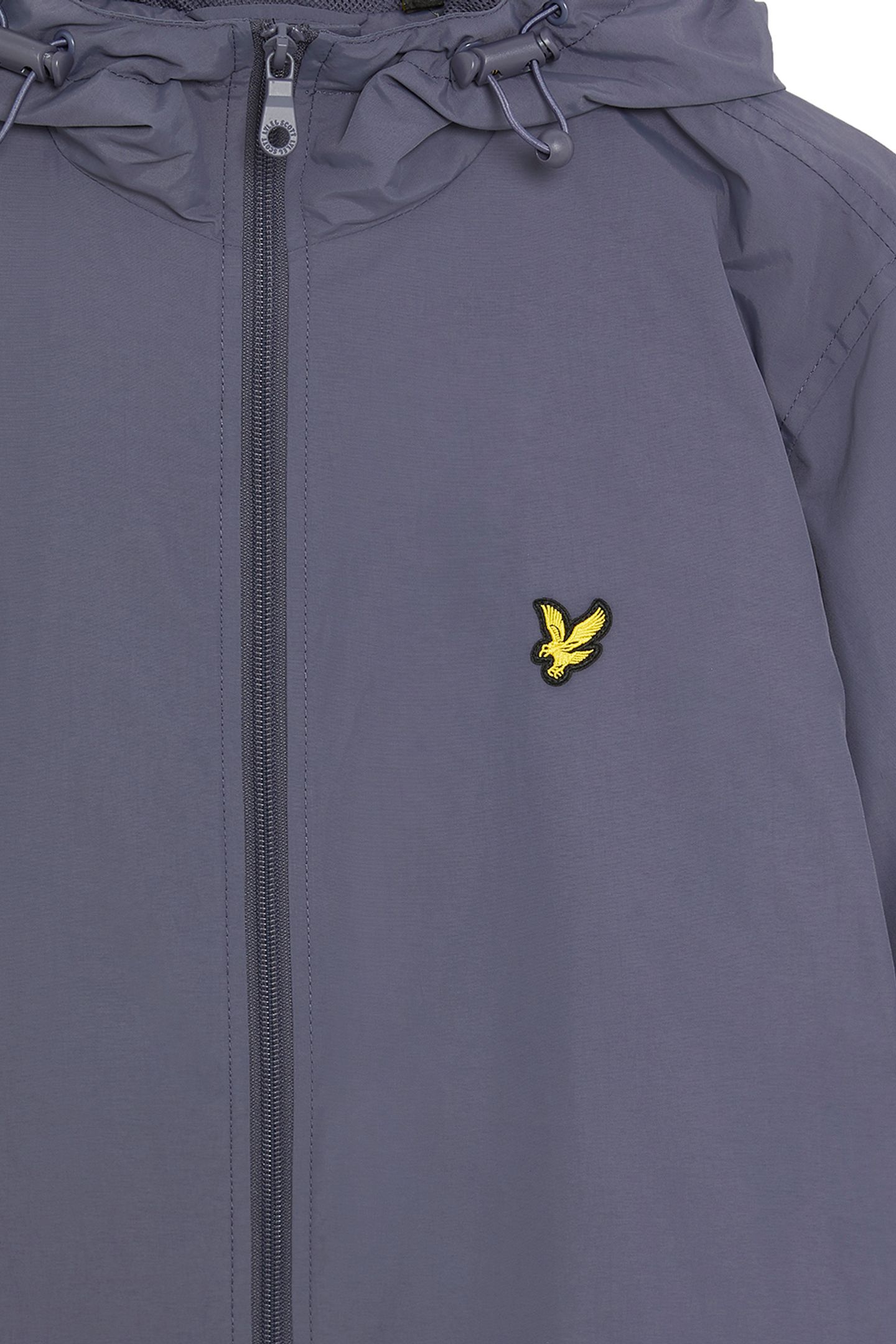 ZIP THROUGH HOODED JACKET GRAYSTONE 5