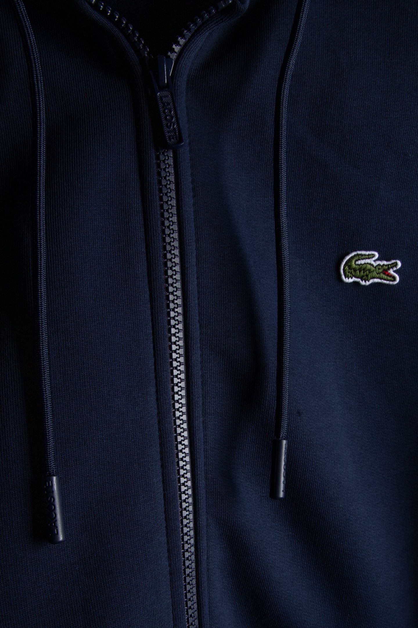 ZIP-UP FLEECE HOODIE NAVY BLUE 4