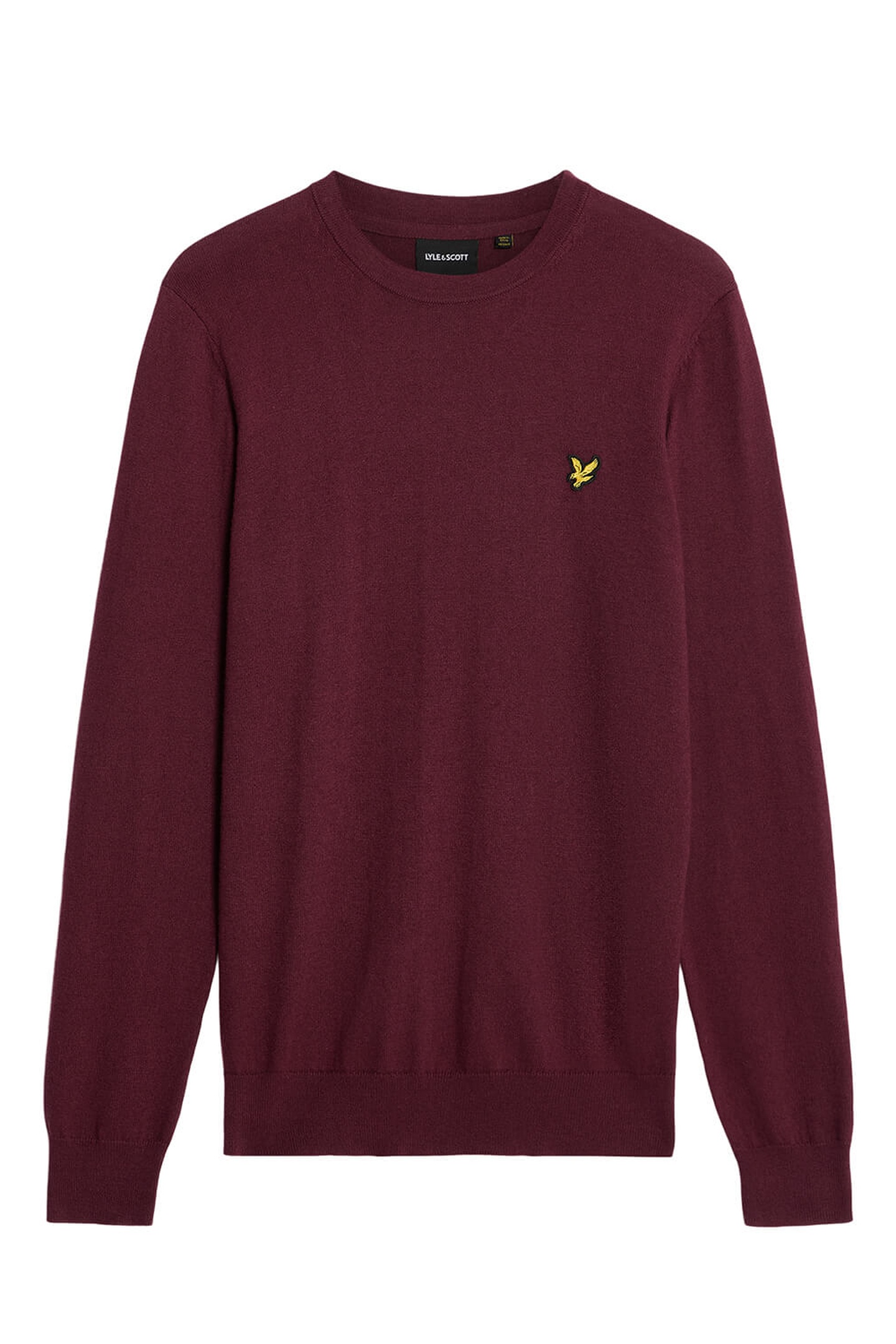 COTTON MERINO CREW NECK JUMPER PORT 4