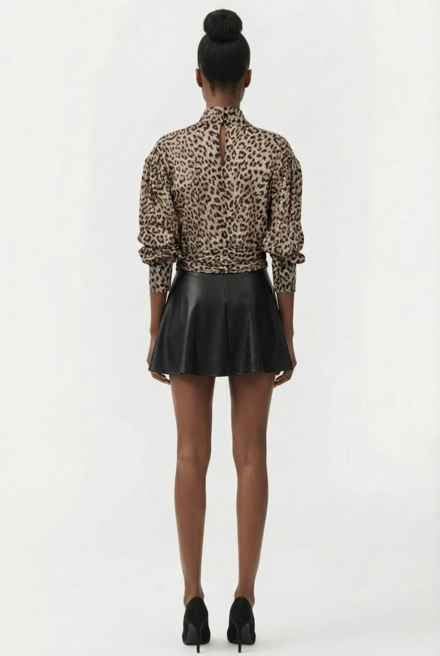 MEIKO TOP BLACK LEOPARD 2