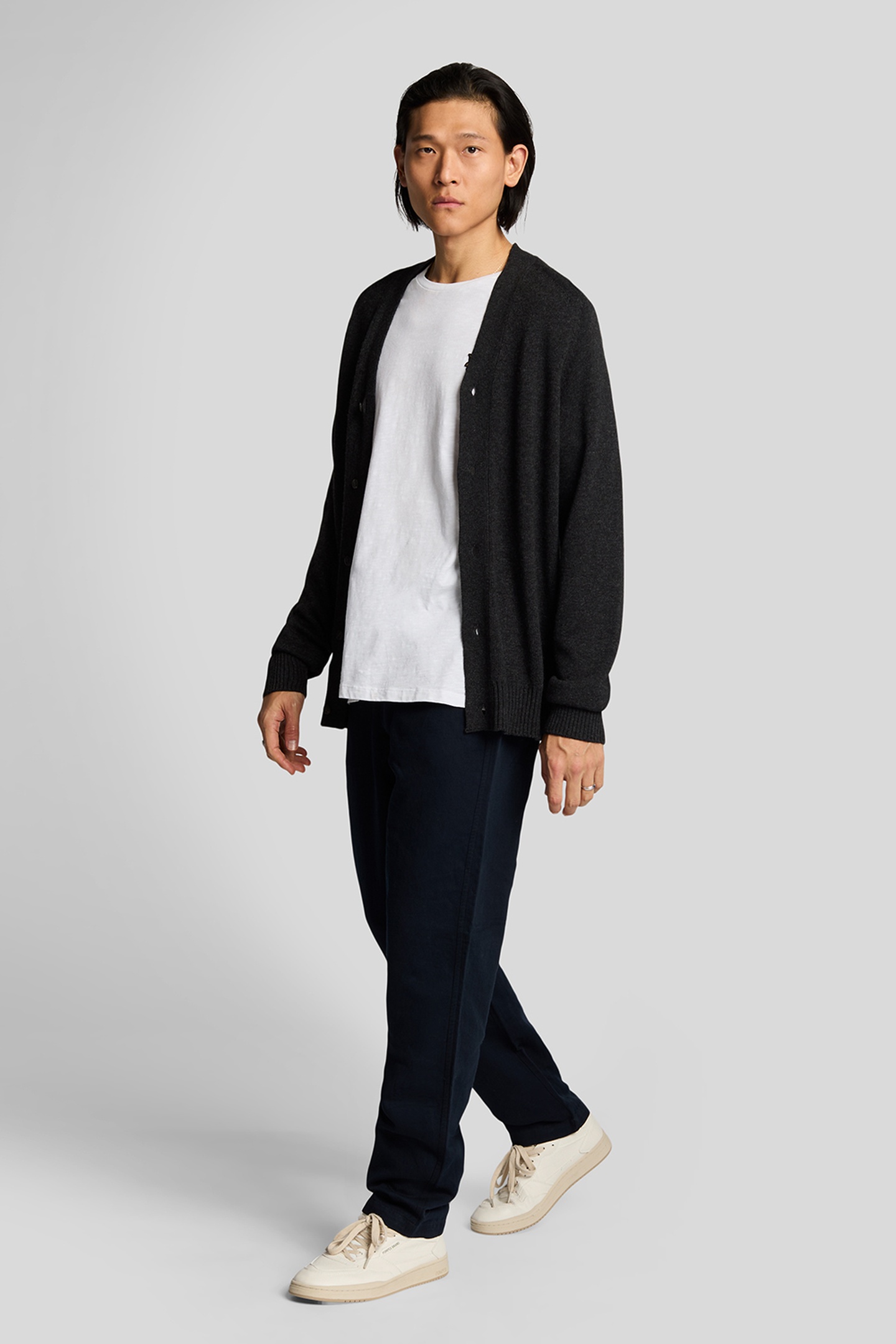 LINEN BLEND DRAWSTRING TROUSER DARK NAVY 3