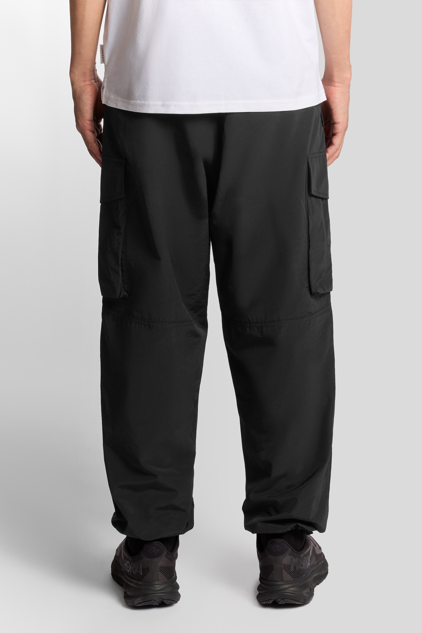 BELLOWED POCKET CARGO PANT JET BLACK 5