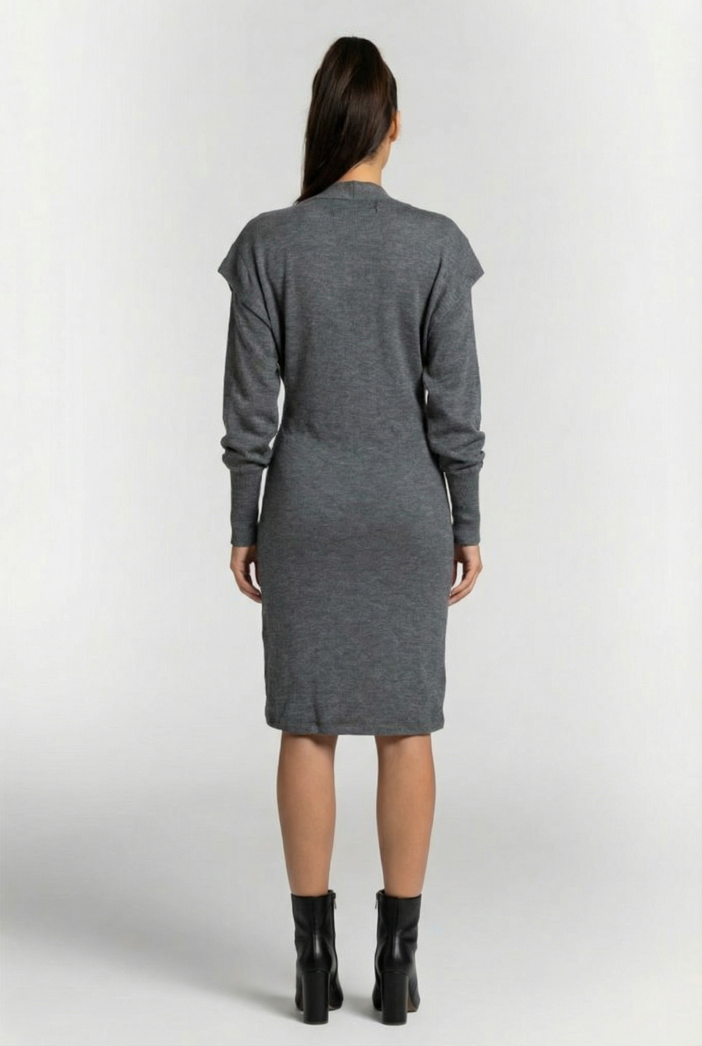 KAMILA DRESS MIXED GREY 2