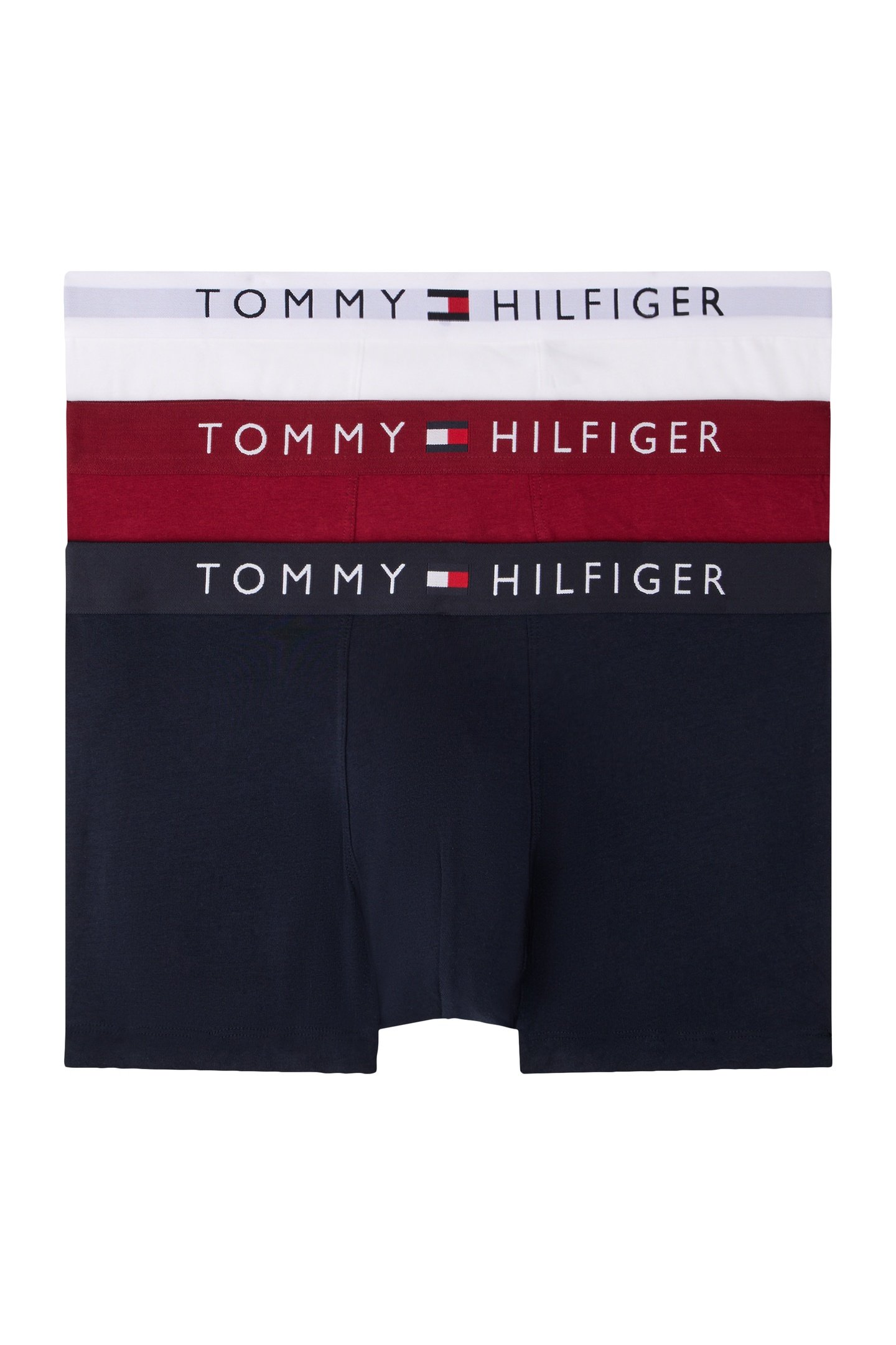 3-PACK WAISTBAND TRUNK DES SKY/WHITE/ROUGE 5