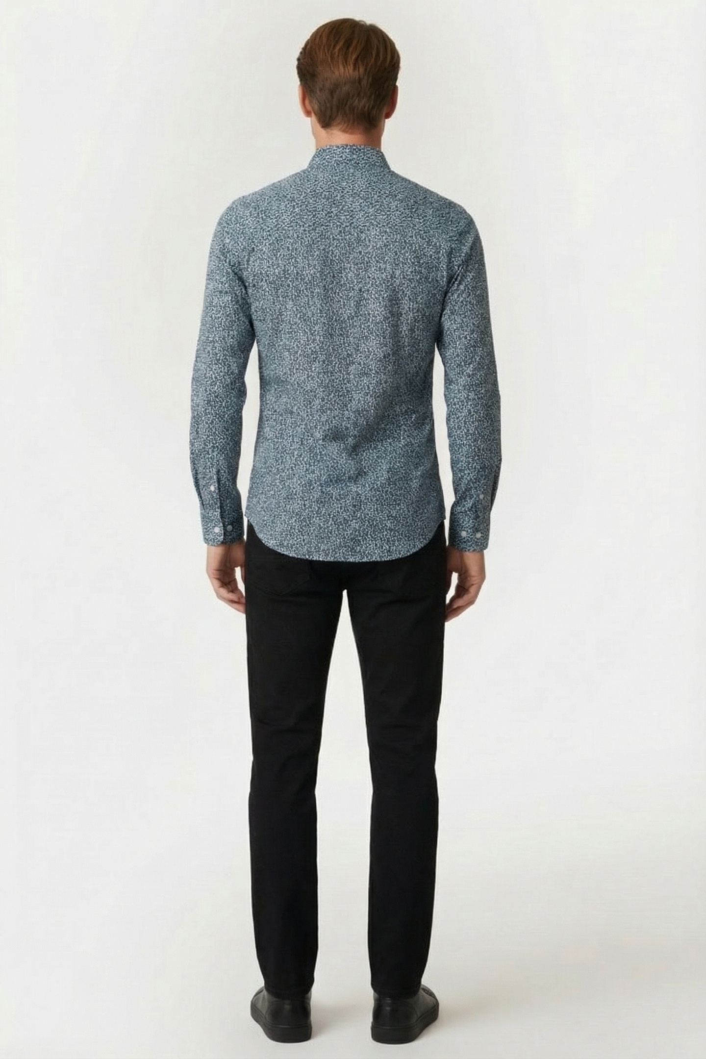 MARCIANO BY GUESS LS ITALIAN COLLA ROU DARK BLUE DAISY PRIN 2