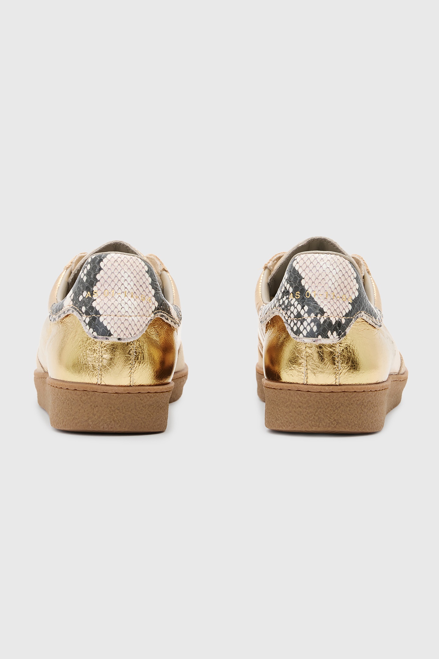 THELMA MET SNEAKER GOLD/SAND BROWN 10