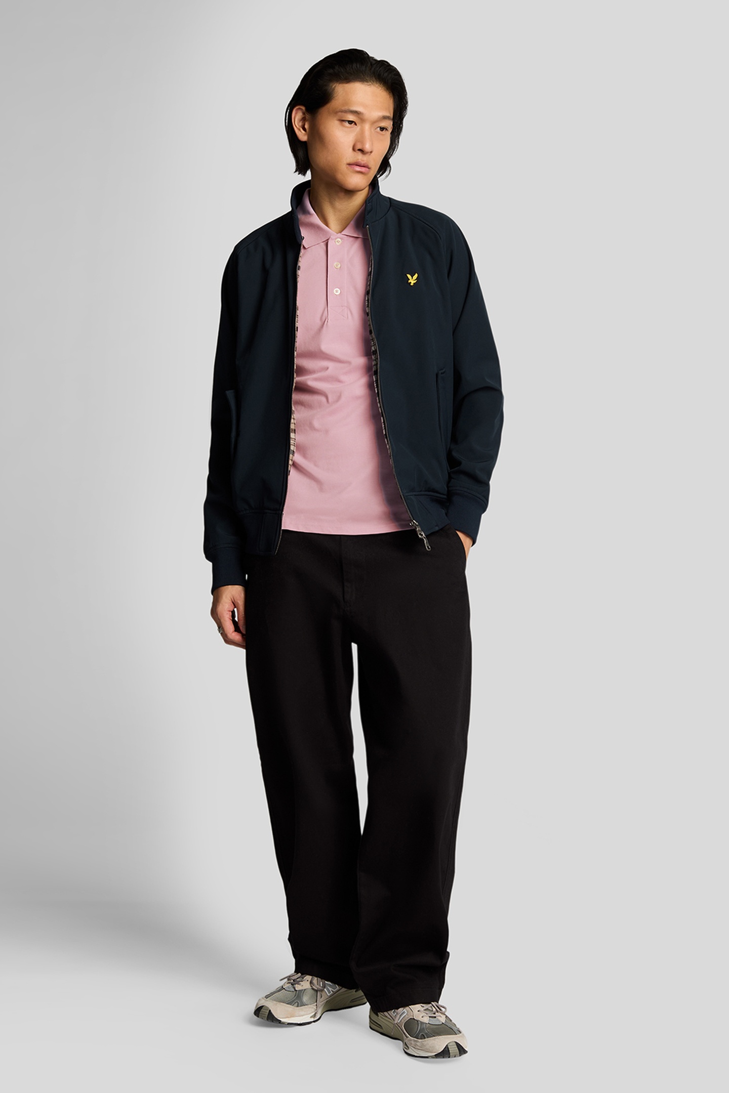 PLAIN POLO SHIRT PINK LIGHT by Lyle & Scott