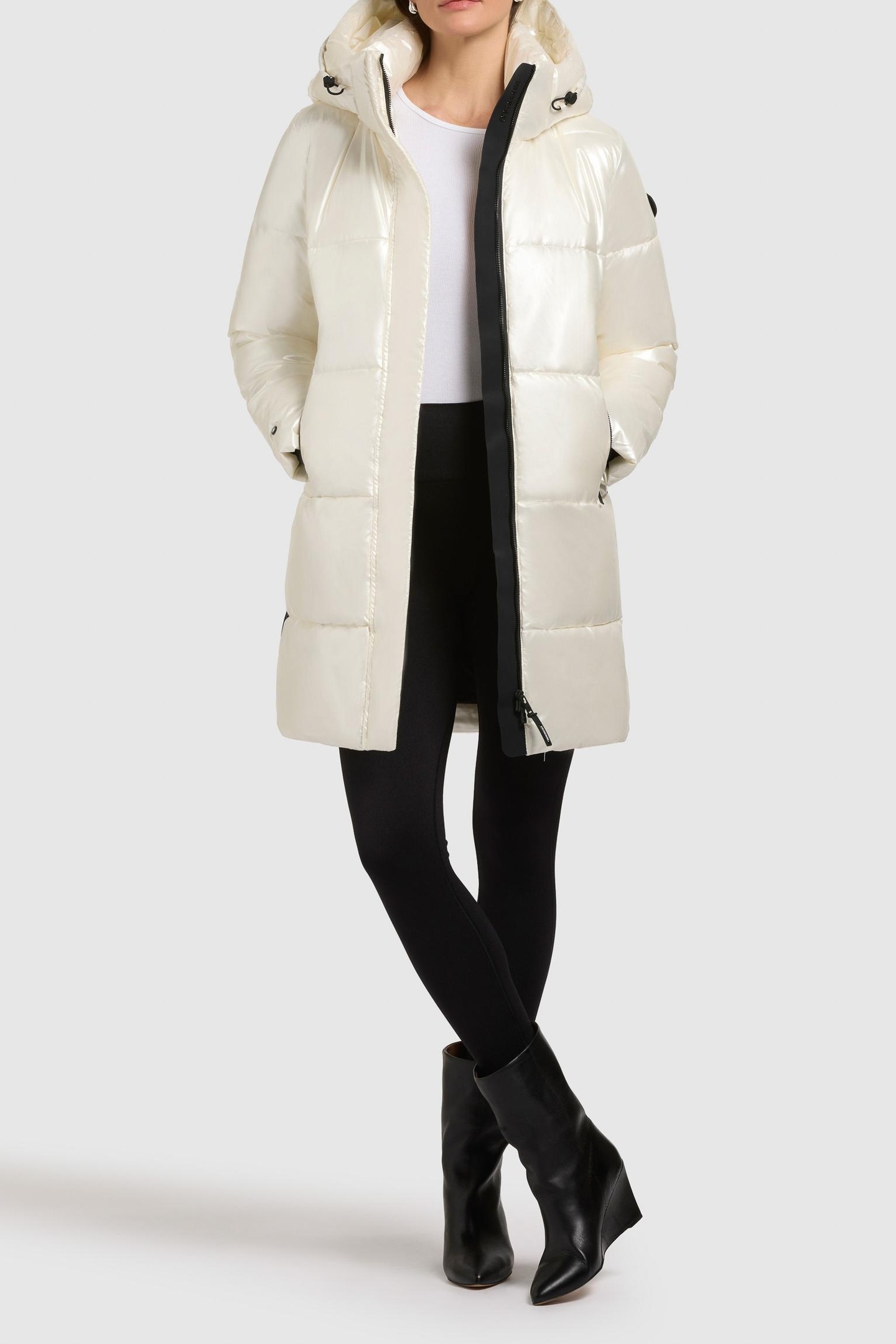 HAYA SHINY JACKET OFF-WHITE 4